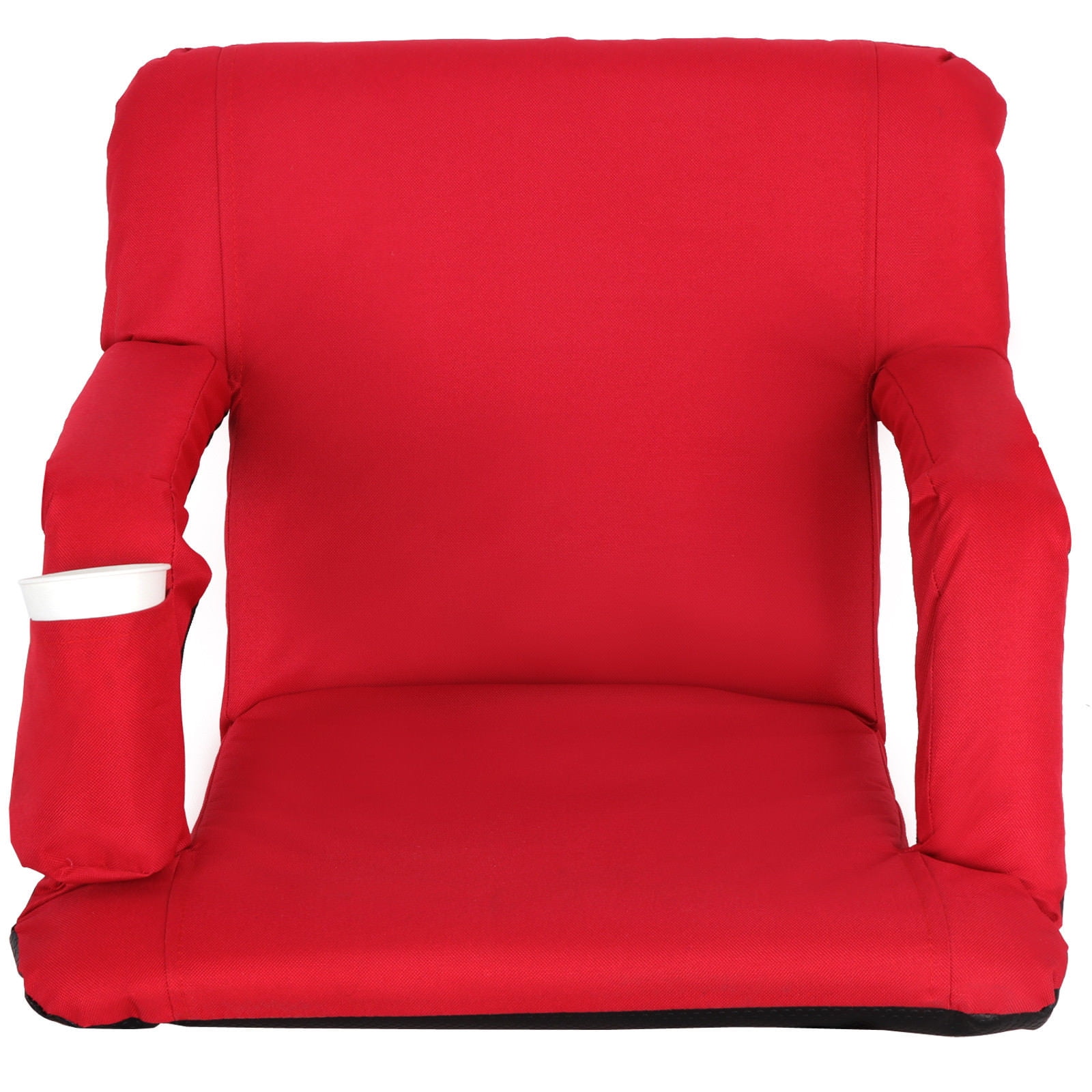 Zeny Red Wide Stadium Seats Chairs for Bleachers or Benches - 5 Reclining Positions - Image 3