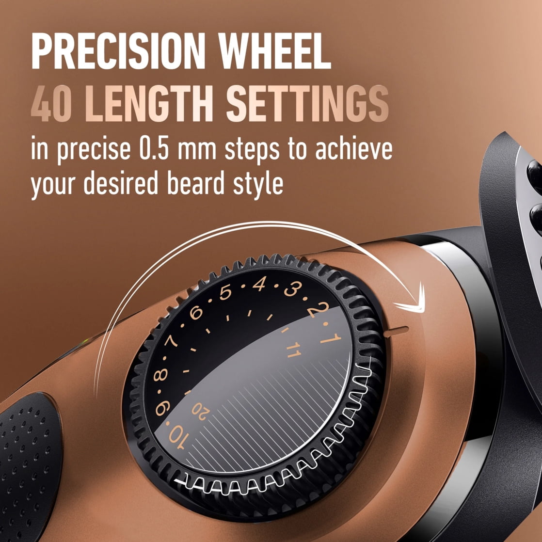 King C. Gillette Beard Trimmer PRO with Precision Wheel - Image 3