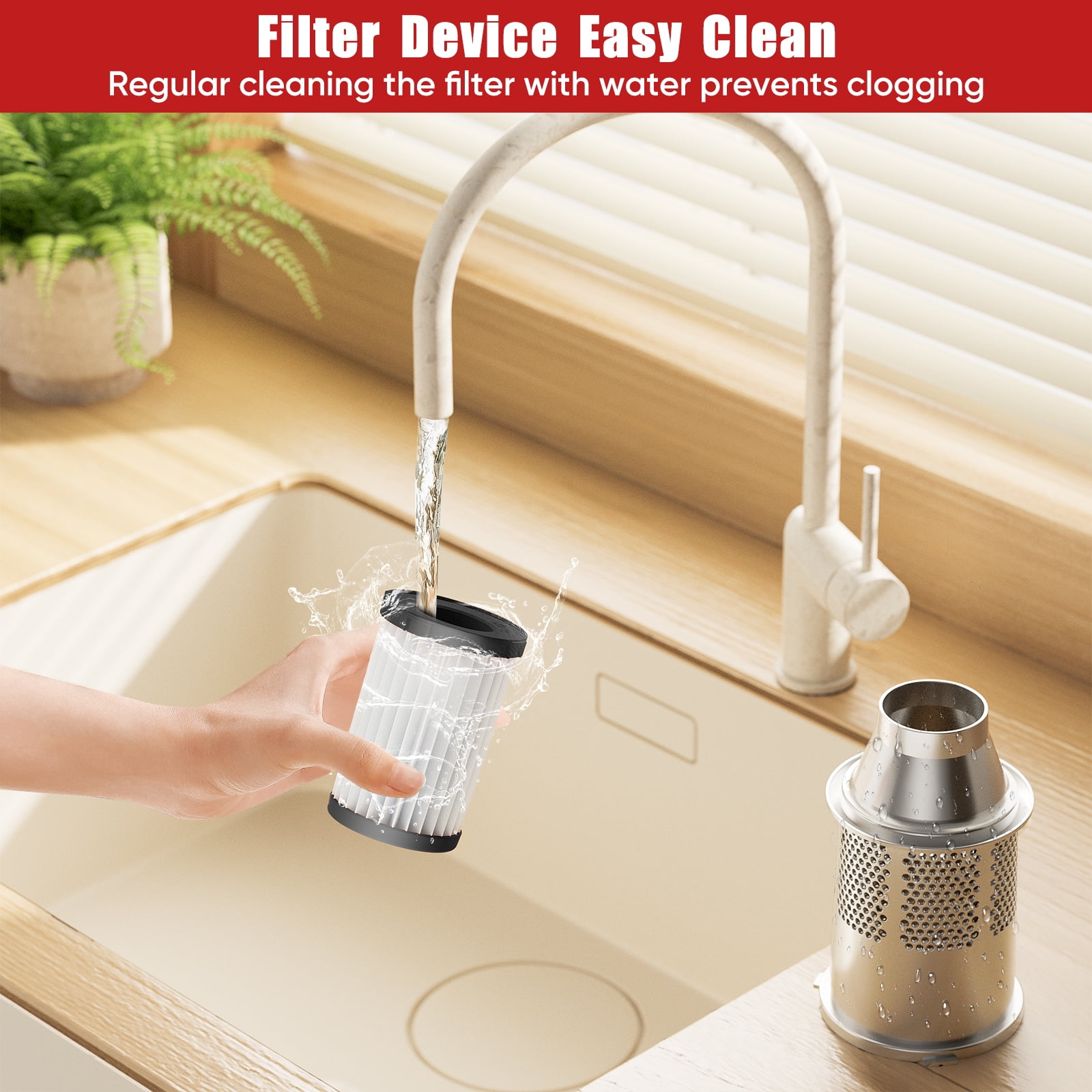 AMONSEE Vacuum Cleaner with 600W Motor, Corded Stick Vacuum,18Kpa Suction Handheld Vacuums for Home - Image 3