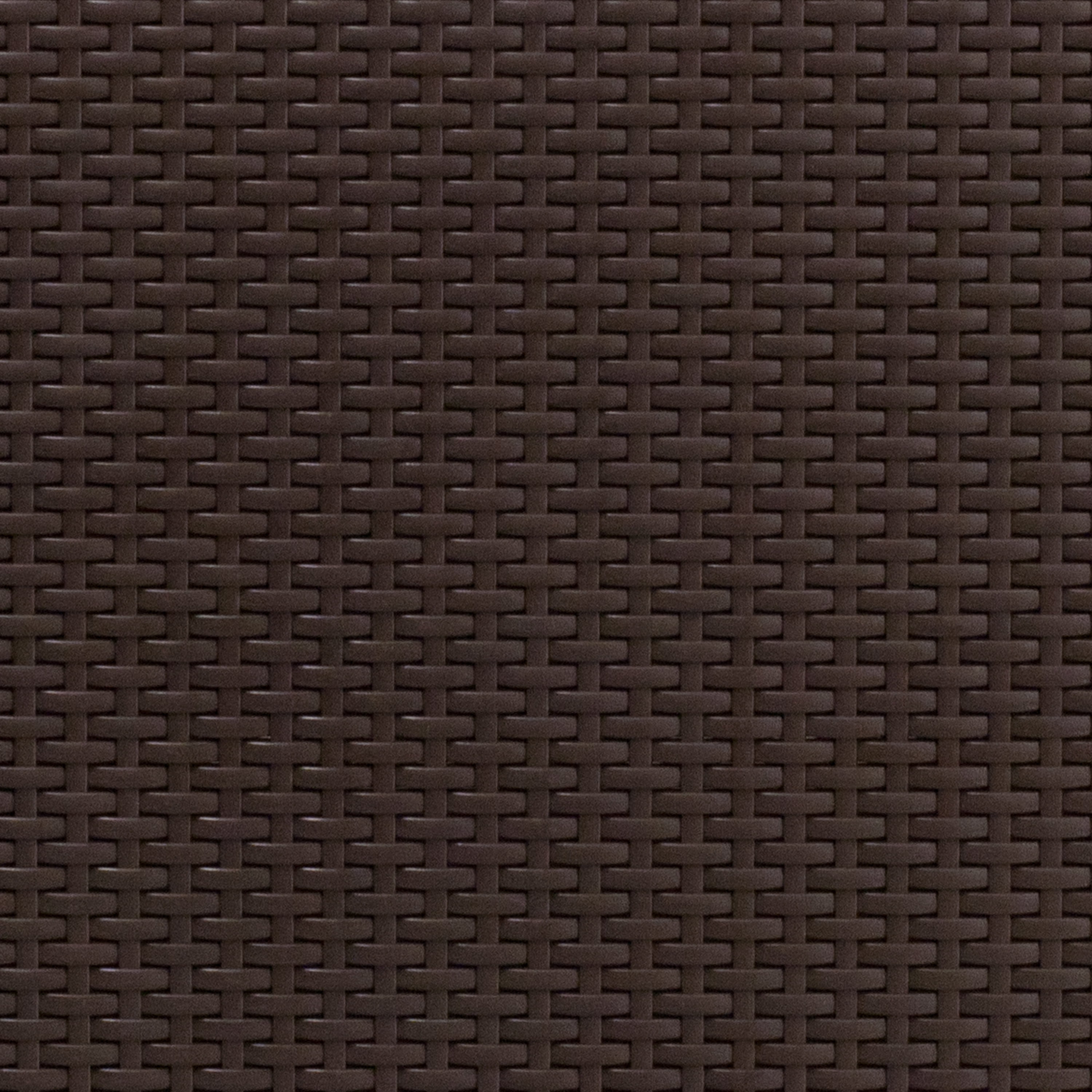 Flash Furniture Seneca Chocolate Brown Faux Rattan Loveseat with All-Weather Beige Cushions - Image 5