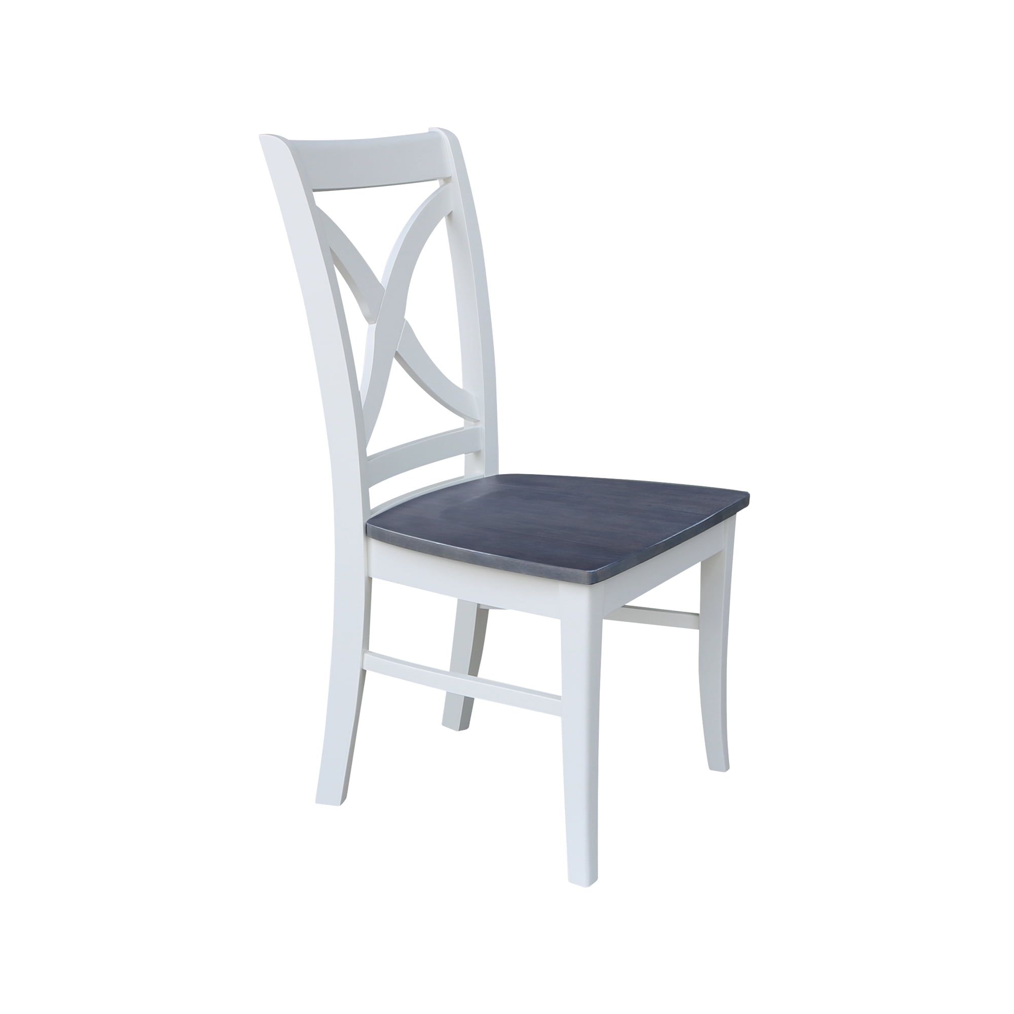 International Concepts Vineyard Solid Wood Dining Side Chair in White (Set of 2) - Image 9