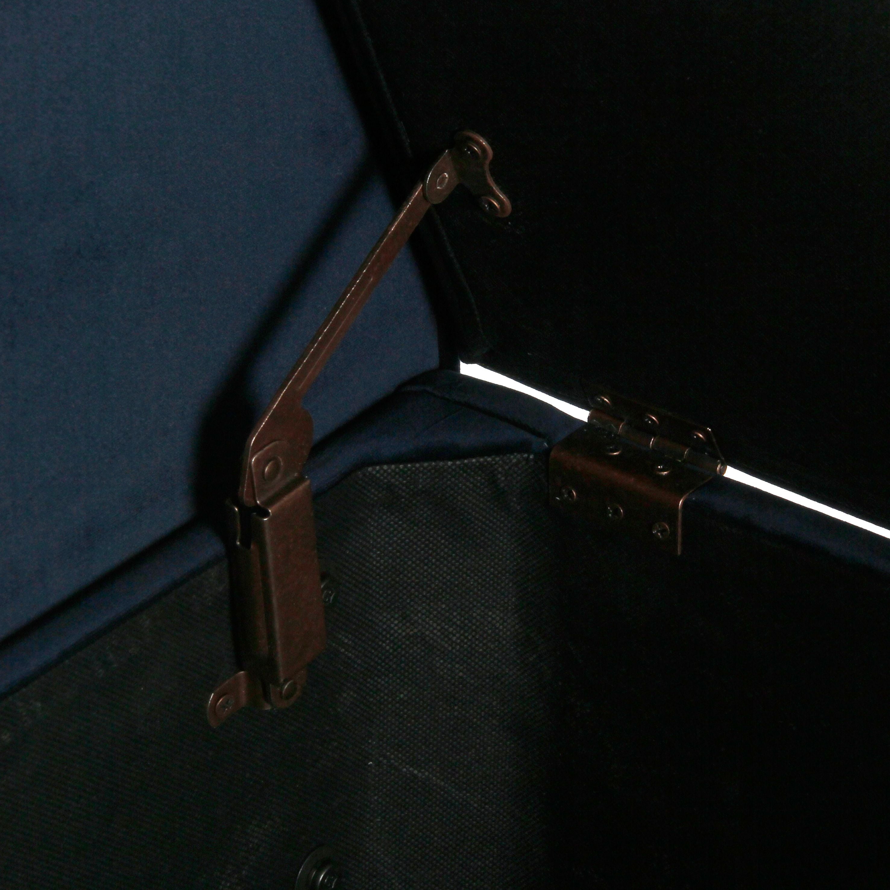 HomePop Rimo Velvet Storage Bench, Multiple Colors - Image 7