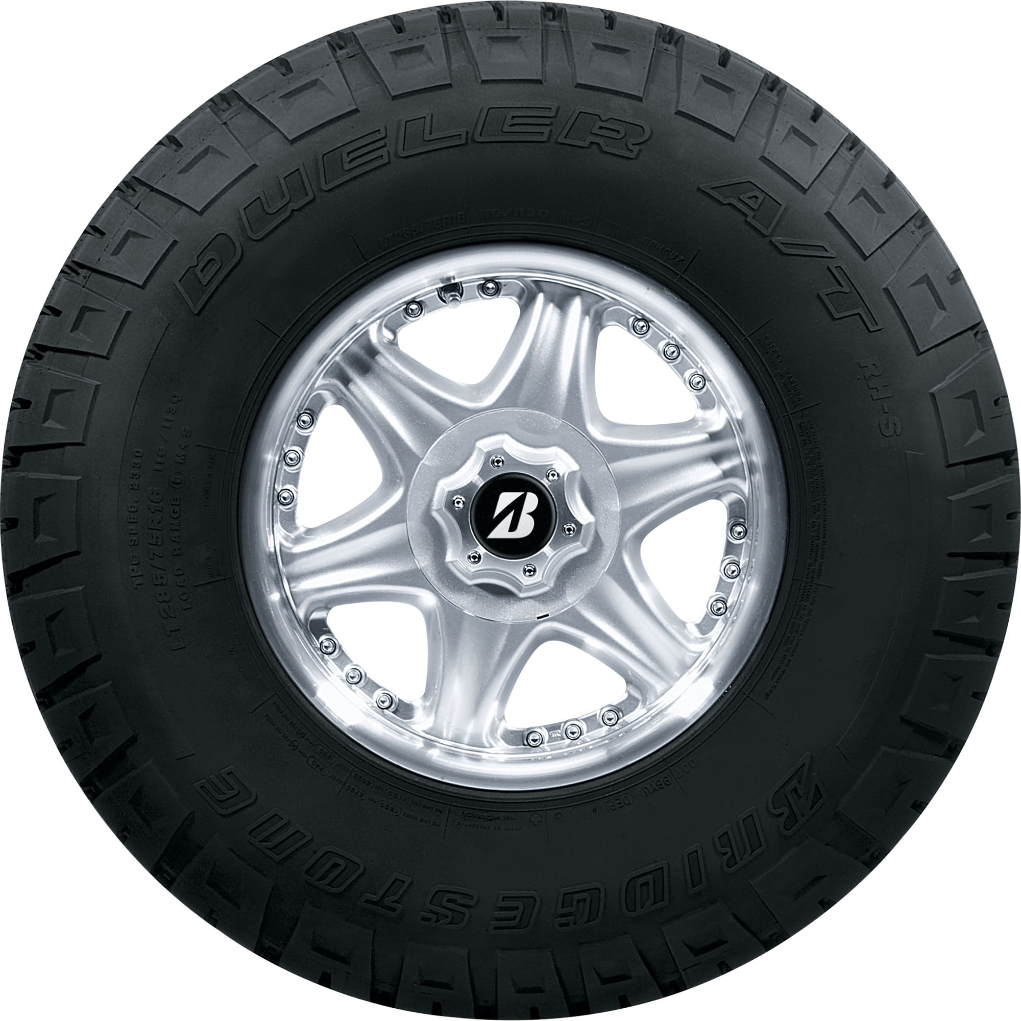 Bridgestone Dueler A/T RH-S All Terrain 255/70R18 113T Light Truck Tire - Image 2