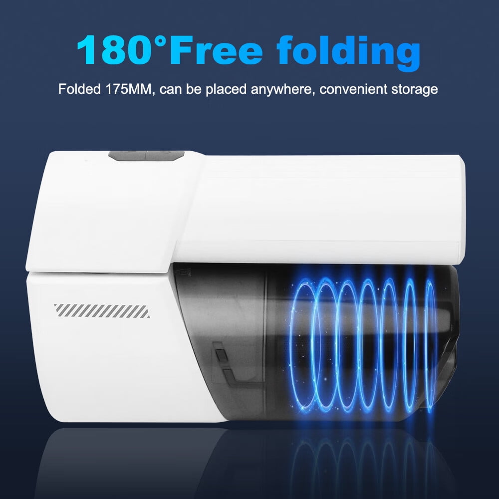 WeHoming 16000Kpa Handheld Vacuum Cleaner with LED Light 180° Foldable Vacuum Cleaner All-in-One Multifunction Blowing/Vacuuming/Pumping Rechargeable Strong Suction for Home Car Office - Image 5