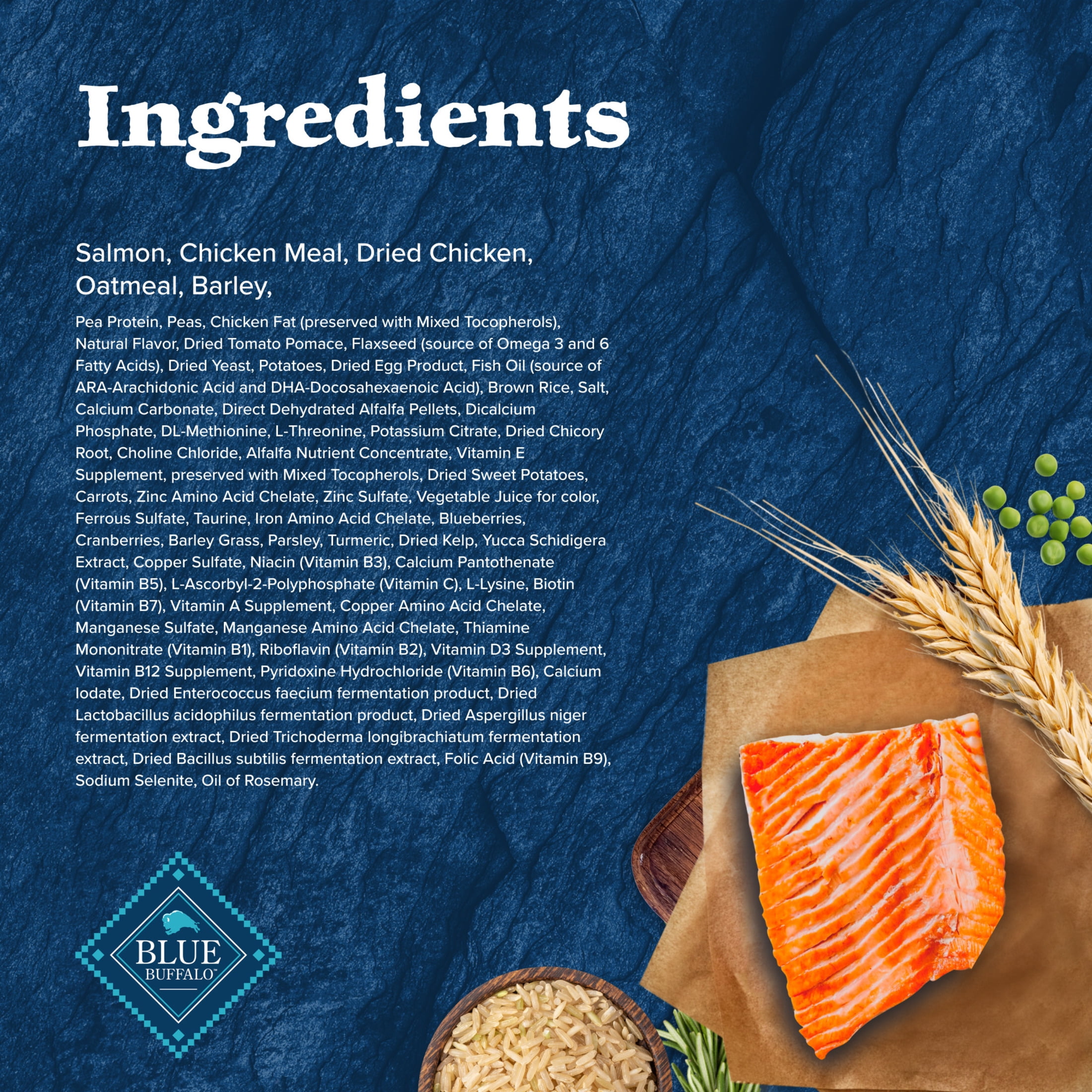 Blue Buffalo Wilderness High-Protein Natural Dry Food for Puppies, Salmon Recipe, 24-lb. Bag - Image 3