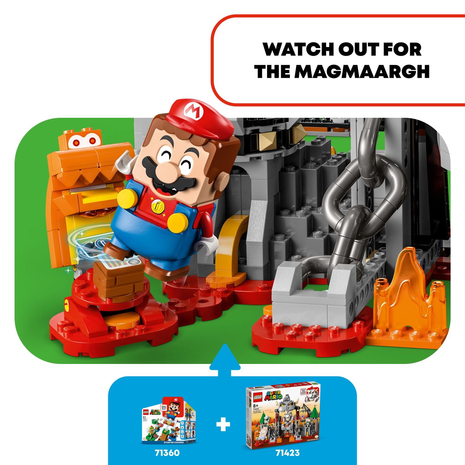 LEGO Super Mario Dry Bowser Castle Battle Expansion Set, Buildable Game with 5 Toy Figures Included, Super Mario Gift for Kids Ages 8+, 71423 - Image 6