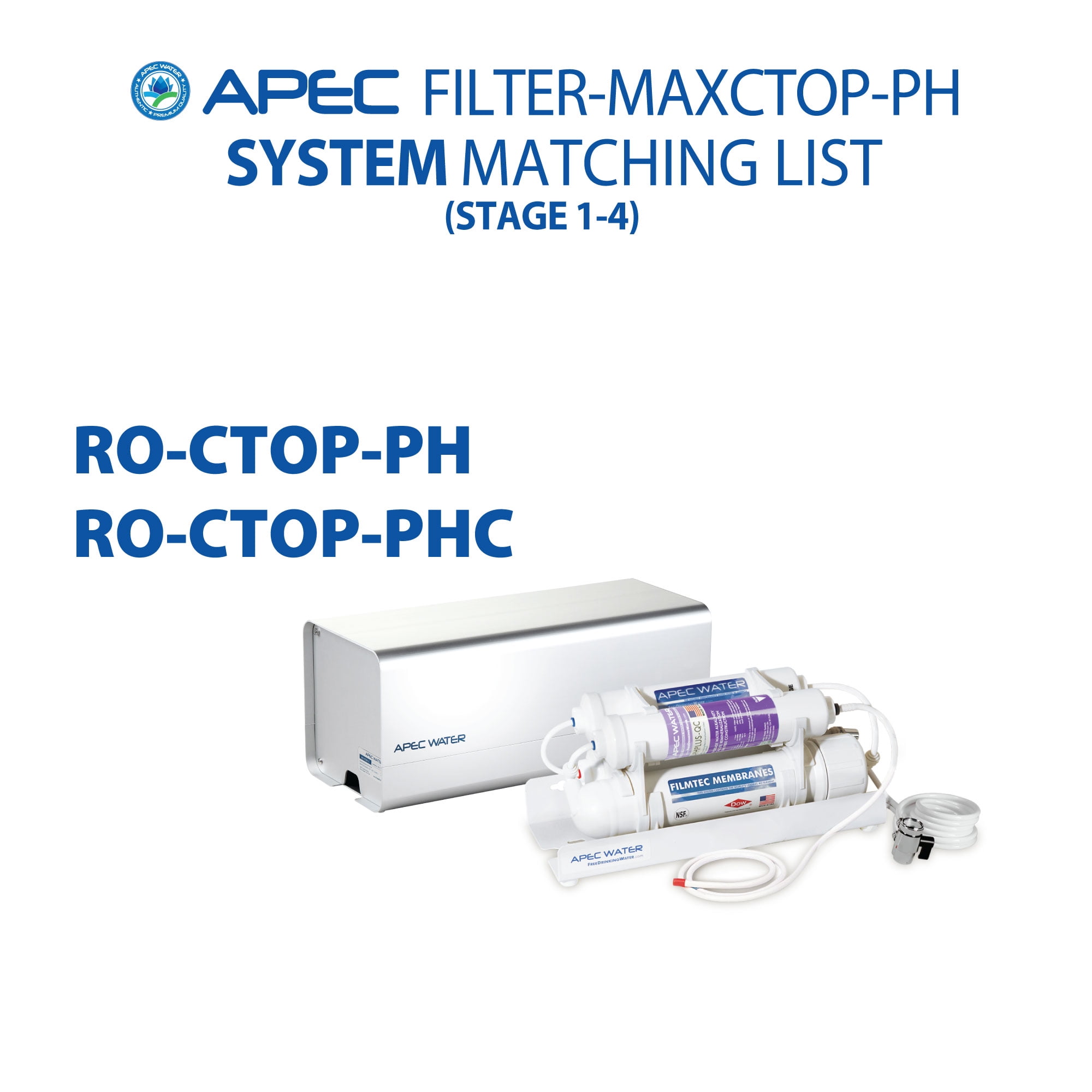 APEC FILTER-MAXCTOP-PH US MADE 90 GPD Complete Replacement Filter Set for ULTIMATE Series Countertop Alkaline Reverse Osmosis Water Filter System - Image 9