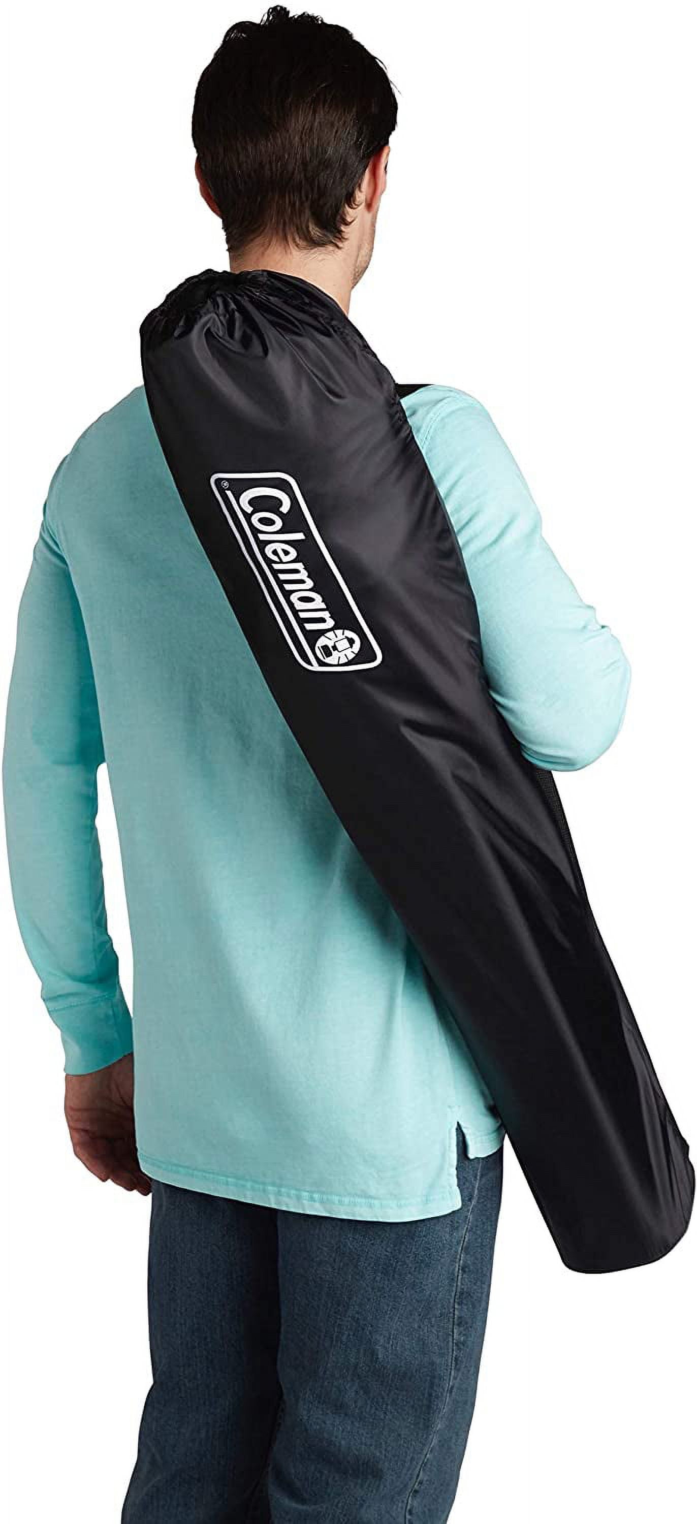 Coleman Portable Camping Chair with 4-Can Cooler, Fully Cushioned Seat and Back with Side Pocket and Cup Holder, Carry Bag Included, Collapsible Chair for Camping, Tailgates, Beach, and Sports - Image 5