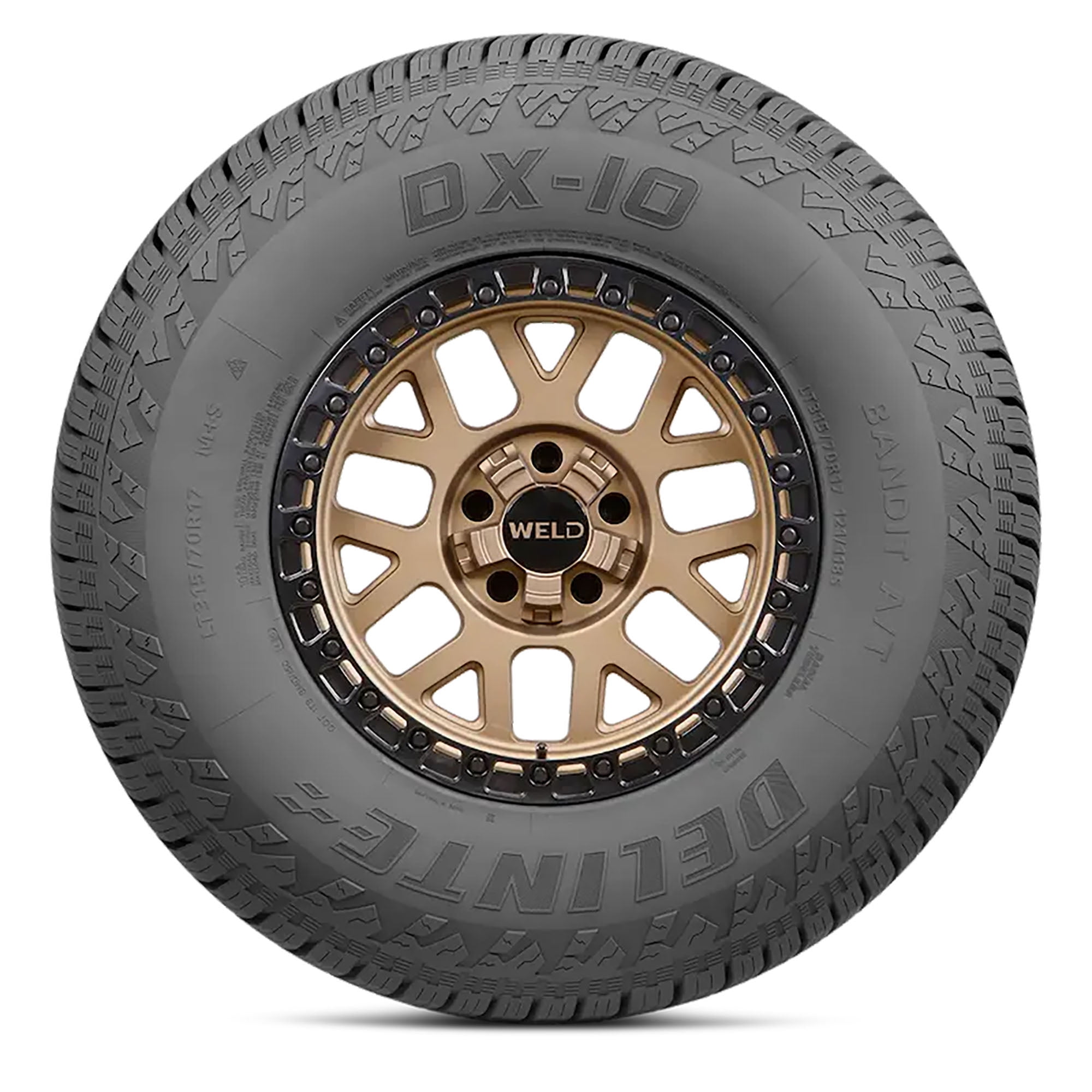 Delinte DX-10 Bandit A/T All Terrain 275/55R20 118H XL Light Truck Tire - Image 3