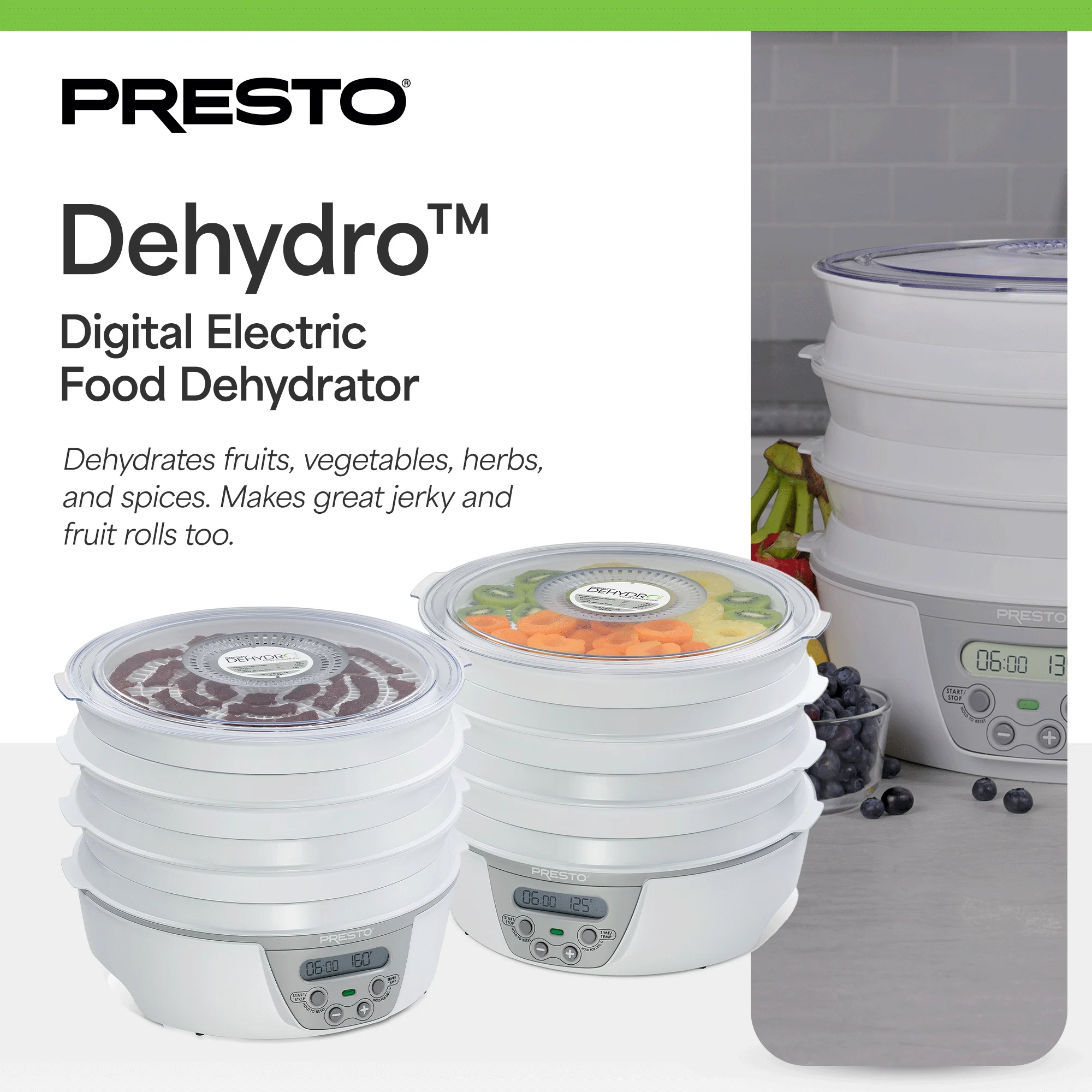 Presto Dehydro Digital Electric Food Dehydrator 06301 - Image 8