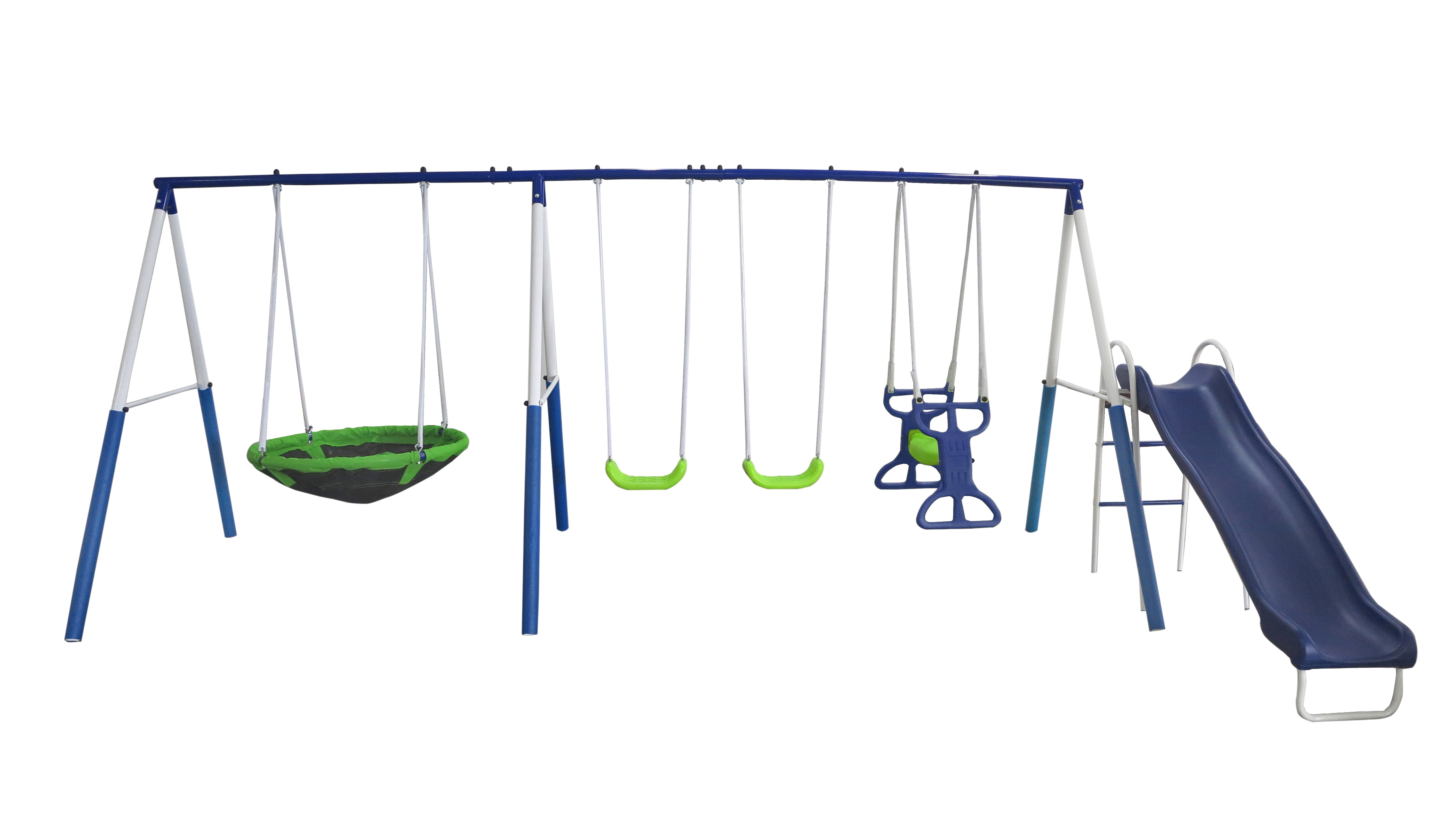 XDP Recreation All Star Playground Metal Swing Set for up to 7 Children - Image 3
