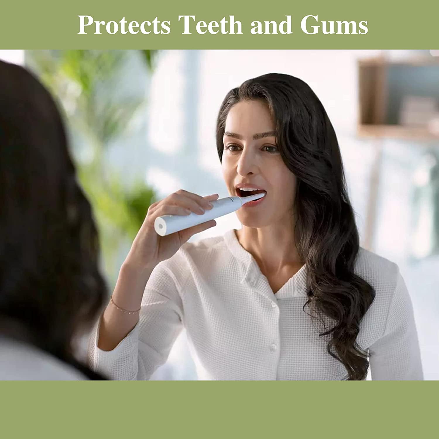 Philips Sonicare Electric Toothbrush DiamondClean 2-Pack Bundle, Rechargeable Electric Tooth Brush with Pressure Sensor, Sonic Electronic Toothbrush, Travel Case, White - Image 4