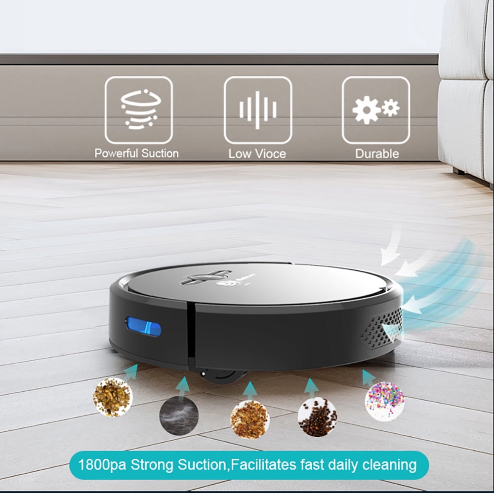 Holove Robot Vacuums Cleaner, Smart WIFI Automatic Vacuum sweeper for Pet Hair Floor - Image 6