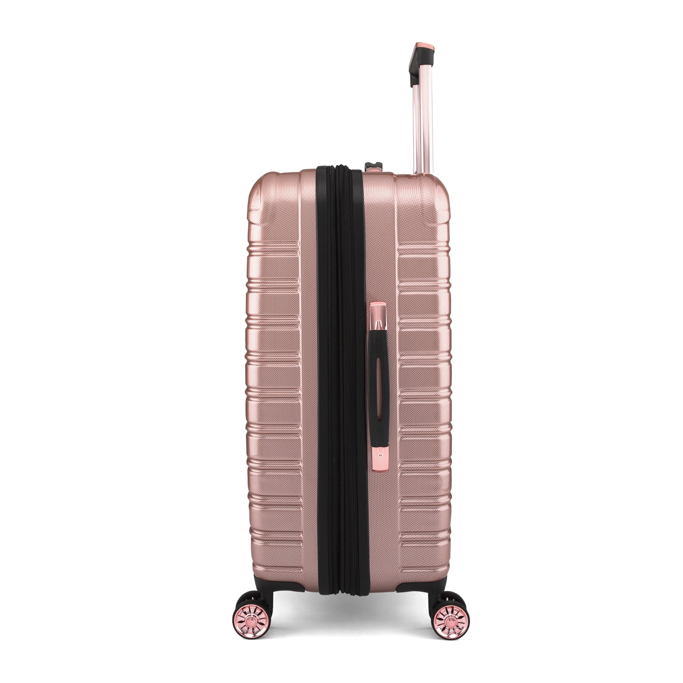 iFLY Hardside Luggage Fibertech 3 Piece Set, 20" Carry-on, 24" Checked Luggage and 28" Checked Luggage, Rose Gold - Image 9