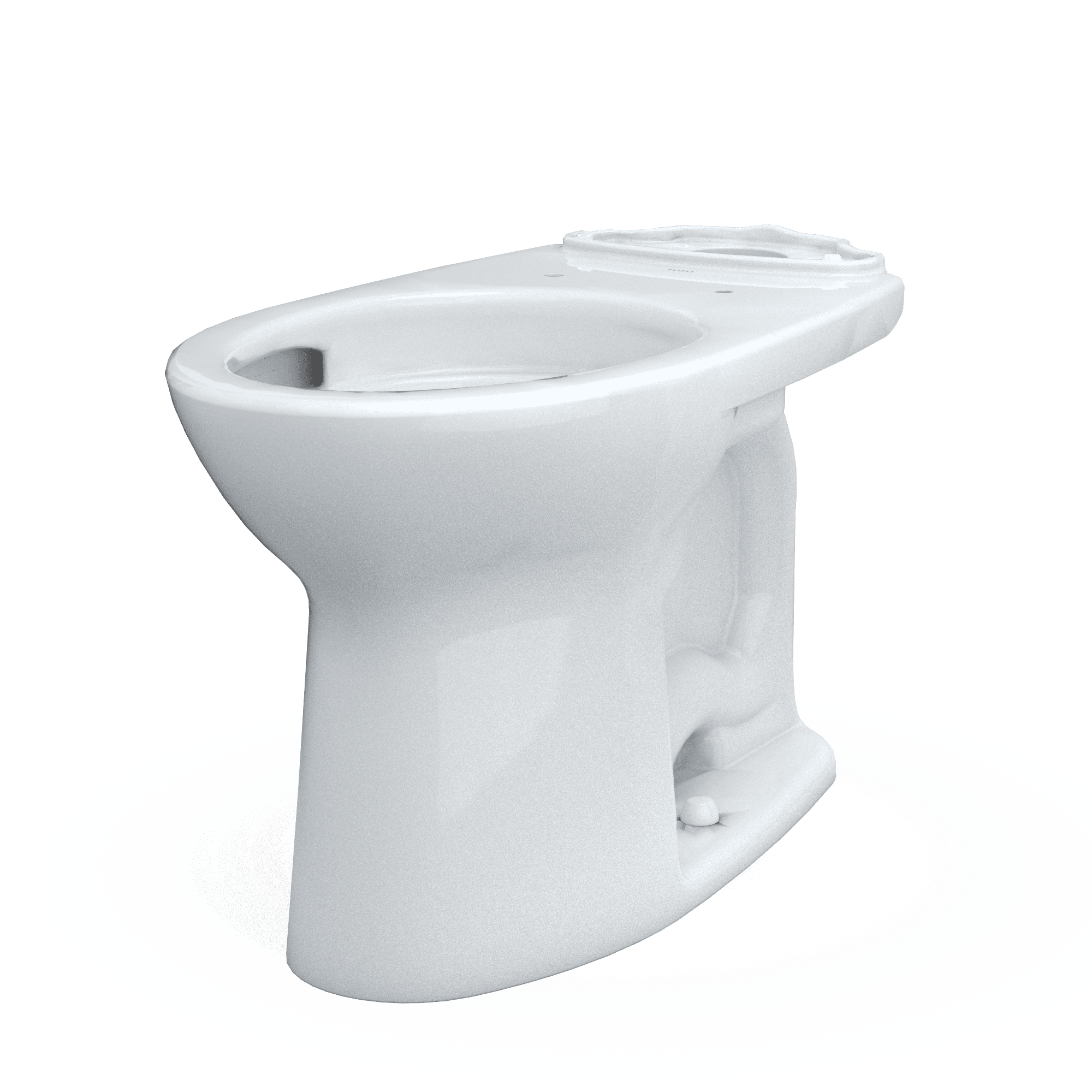 TOTO® Drake® Elongated Universal Height TORNADO FLUSH® Toilet Bowl with CEFIONTECT®, Cotton White - C776CEFG#01 - Image 5