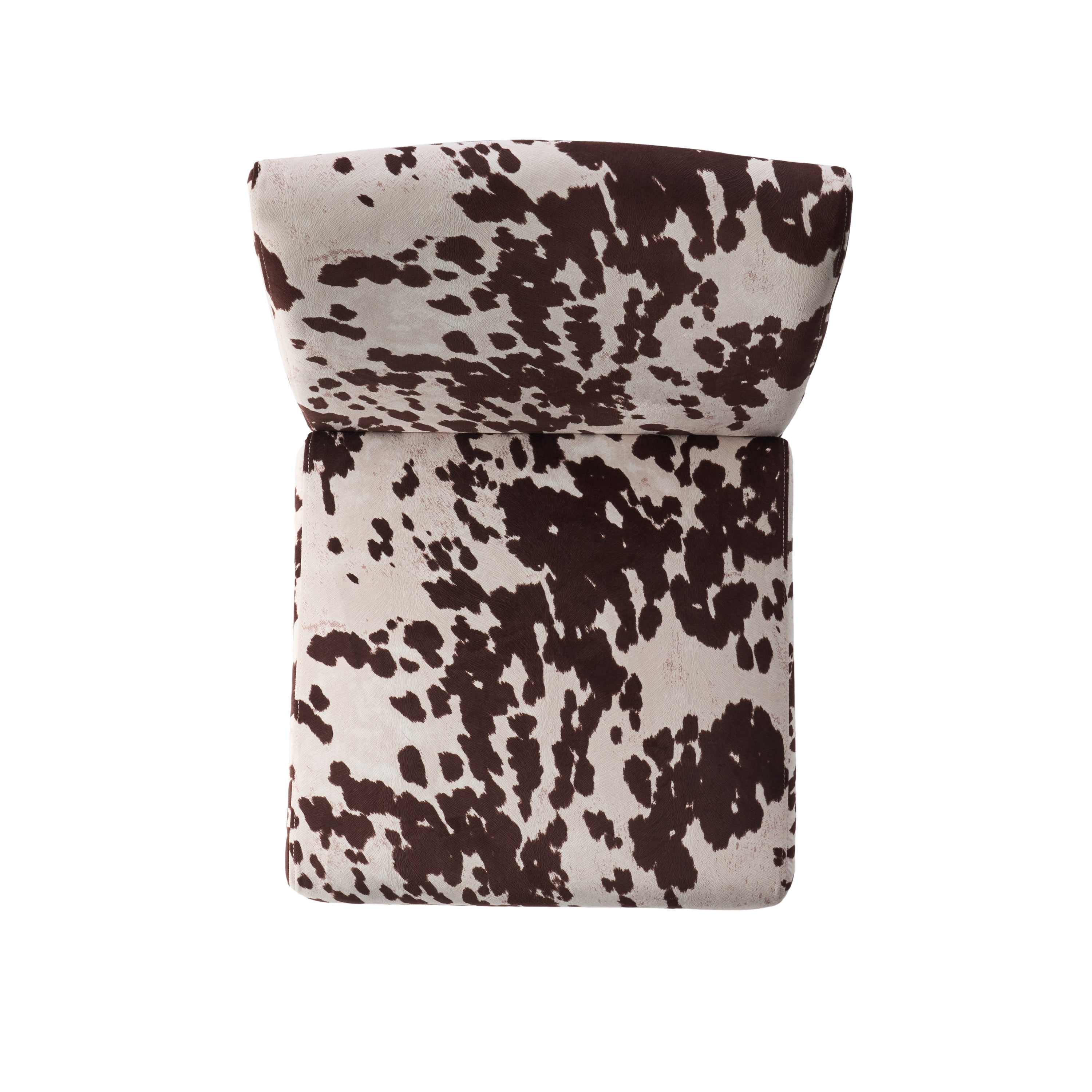 Noble House Cassie Contemporary Fabric Slipper Accent Chair (Set of 2), Cow Print and Matte Black - Image 7