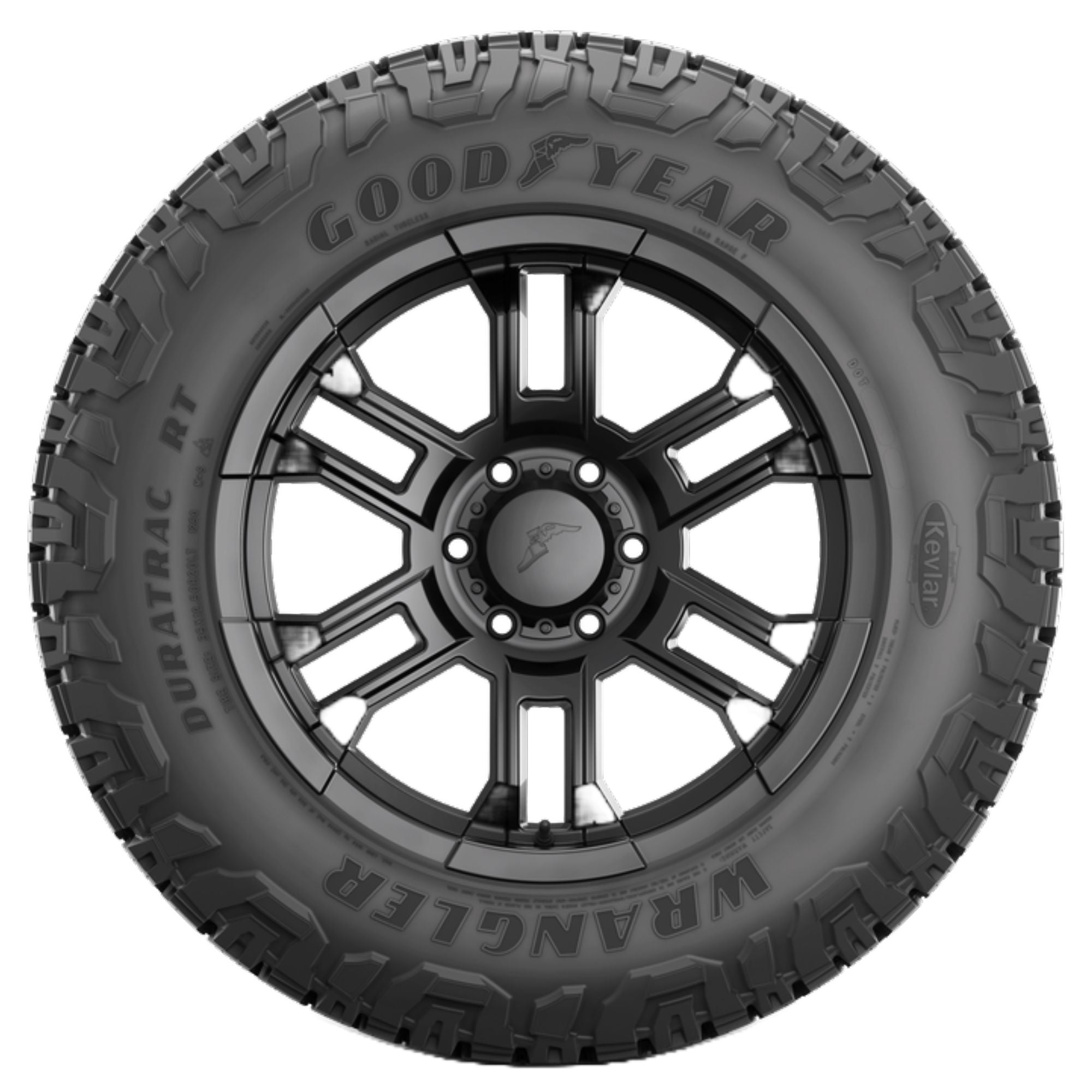 Goodyear Wrangler DuraTrac RT Rugged Terrain 255/75R17 115T Light Truck Tire - Image 2