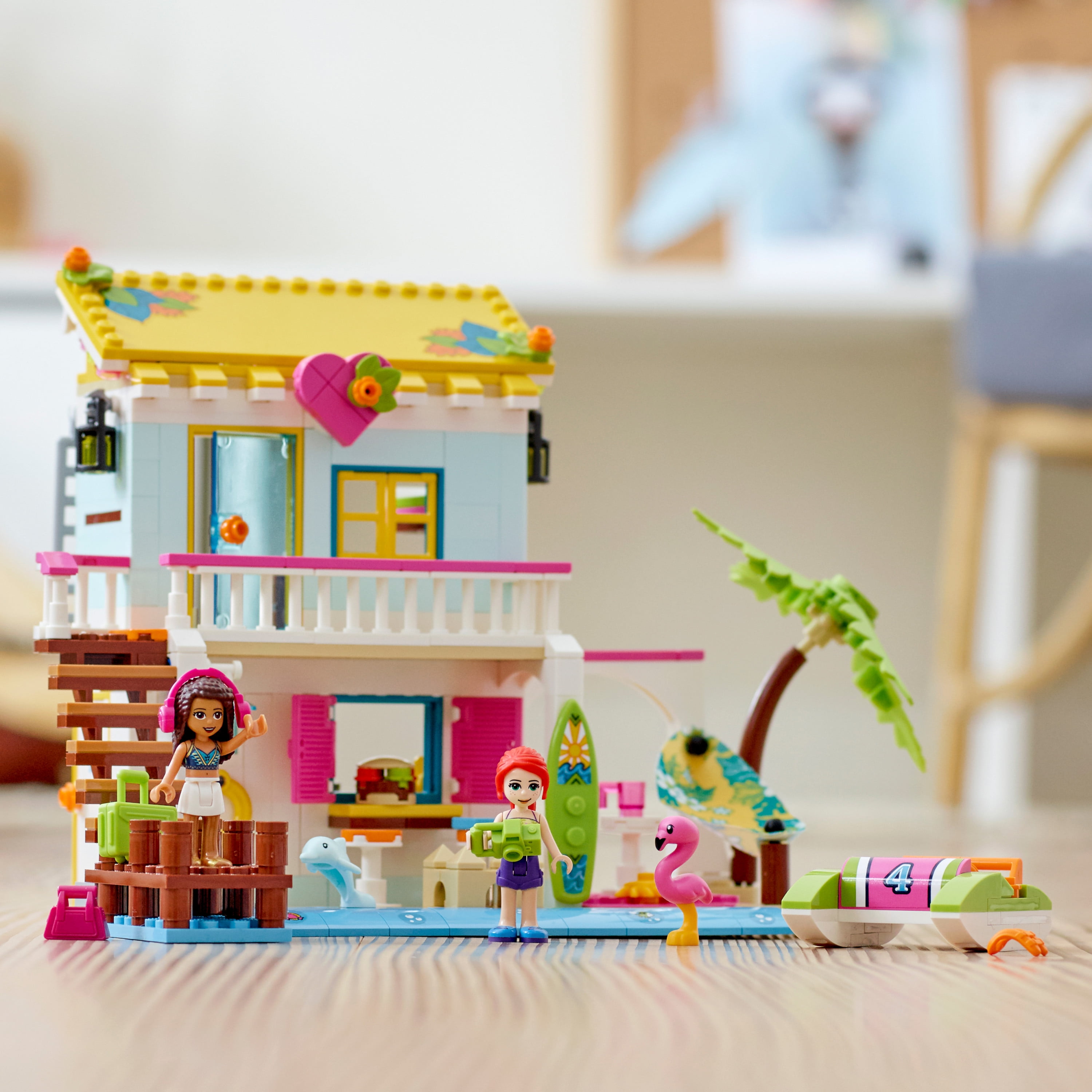 LEGO Friends Toy Beach House 41428 Building Toy comes with Andrea and Mia Mini-Dolls (444 Pieces) - Image 6