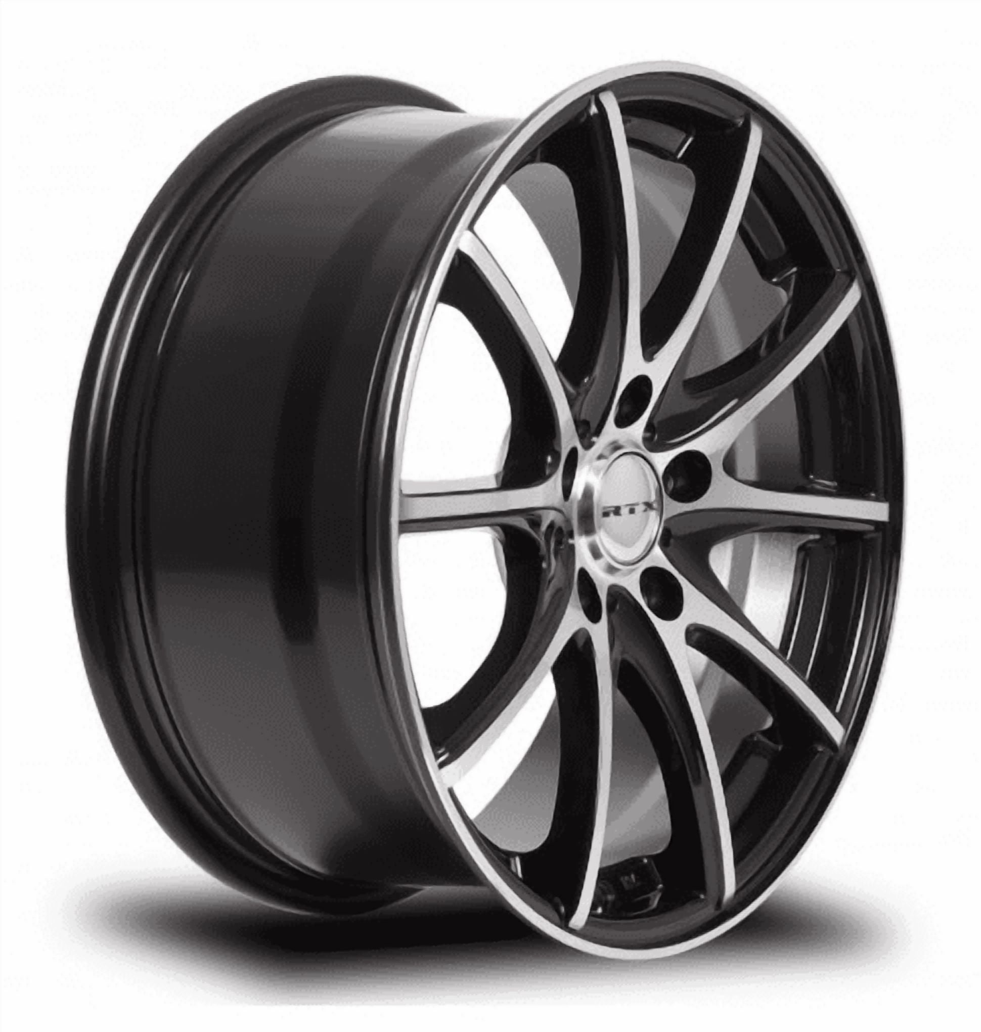 RTX Snare 14x6 4x100 ET38 CB73.1 Black Machined Wheel - Image 2