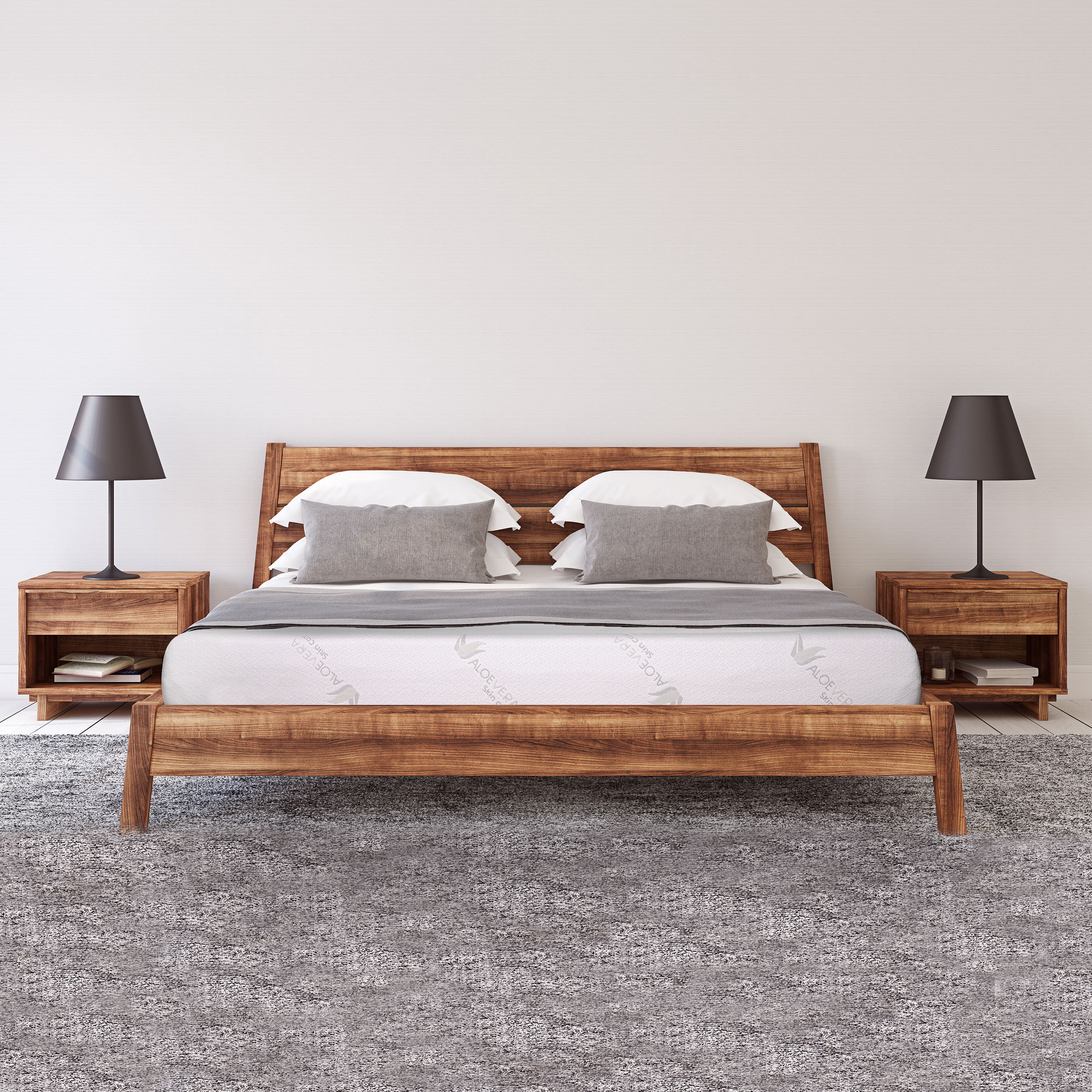 AC Pacific Aloe Vera Queen 8" Memory Foam Mattress - Image 2