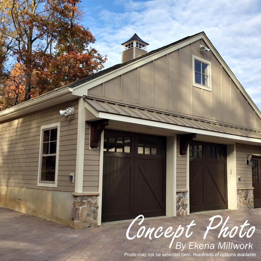 Ekena Millwork 4"W x 14"D x 18"H Merced Block Rough Sawn Bracket w/ Offset Brace, Western Red Cedar - Image 23