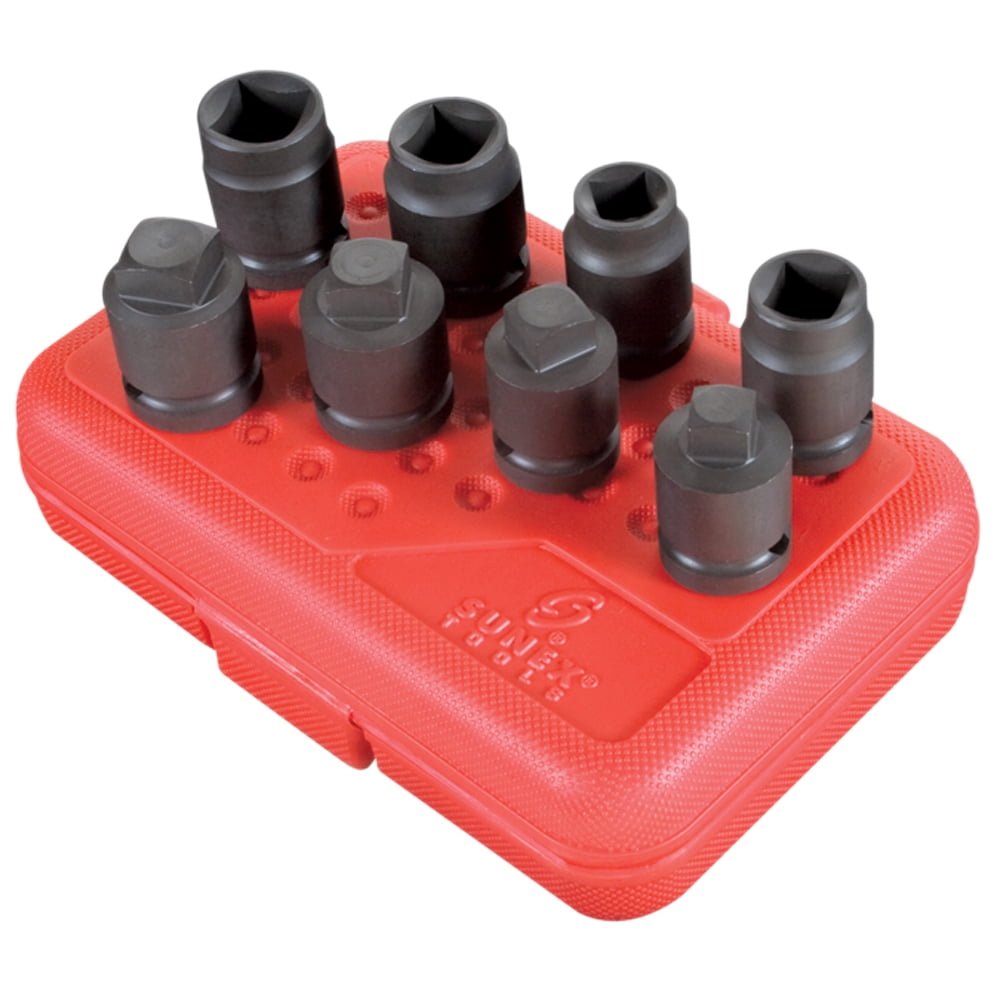 Sunex 2841 8-Piece 1/2 in. Drive Pipe Plug Impact Socket Set - Image 10