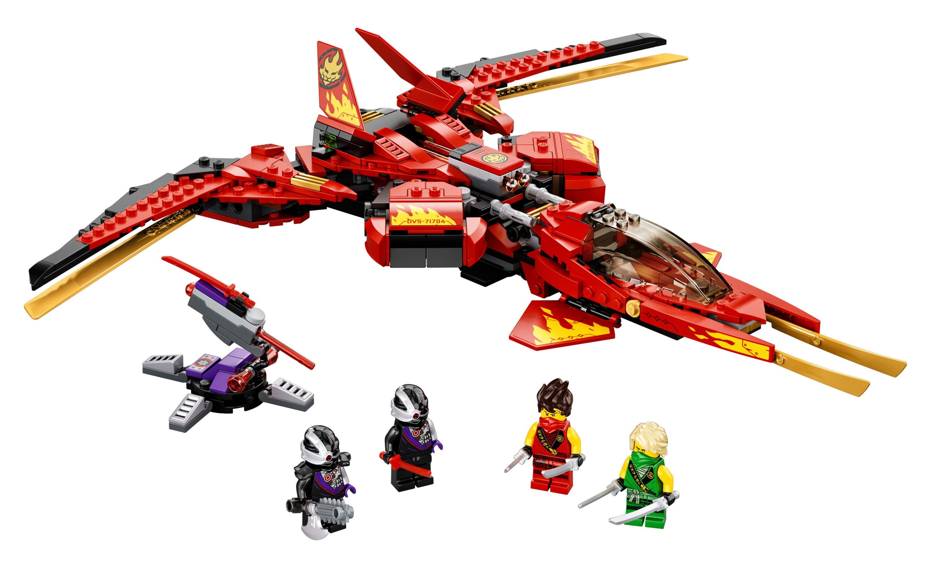 LEGO NINJAGO Legacy Kai Fighter 71704 Ninja Building Toy for Ages 8+ (513 Pieces) - Image 7