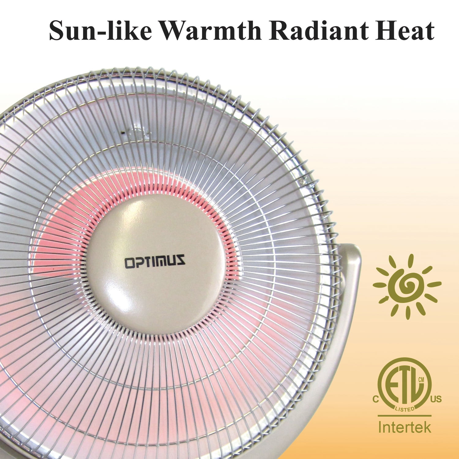 Optimus 14" Oscil Dish Heater with Remote Control - OPEN BOX - Image 8