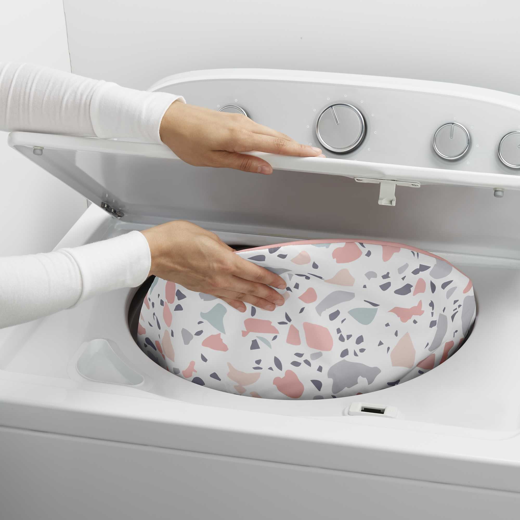 Fisher-Price On-the-Go Infant Dome Portable Bassinet and Play Space for Infants, Pink Pacific Pebble, Unisex - Image 2