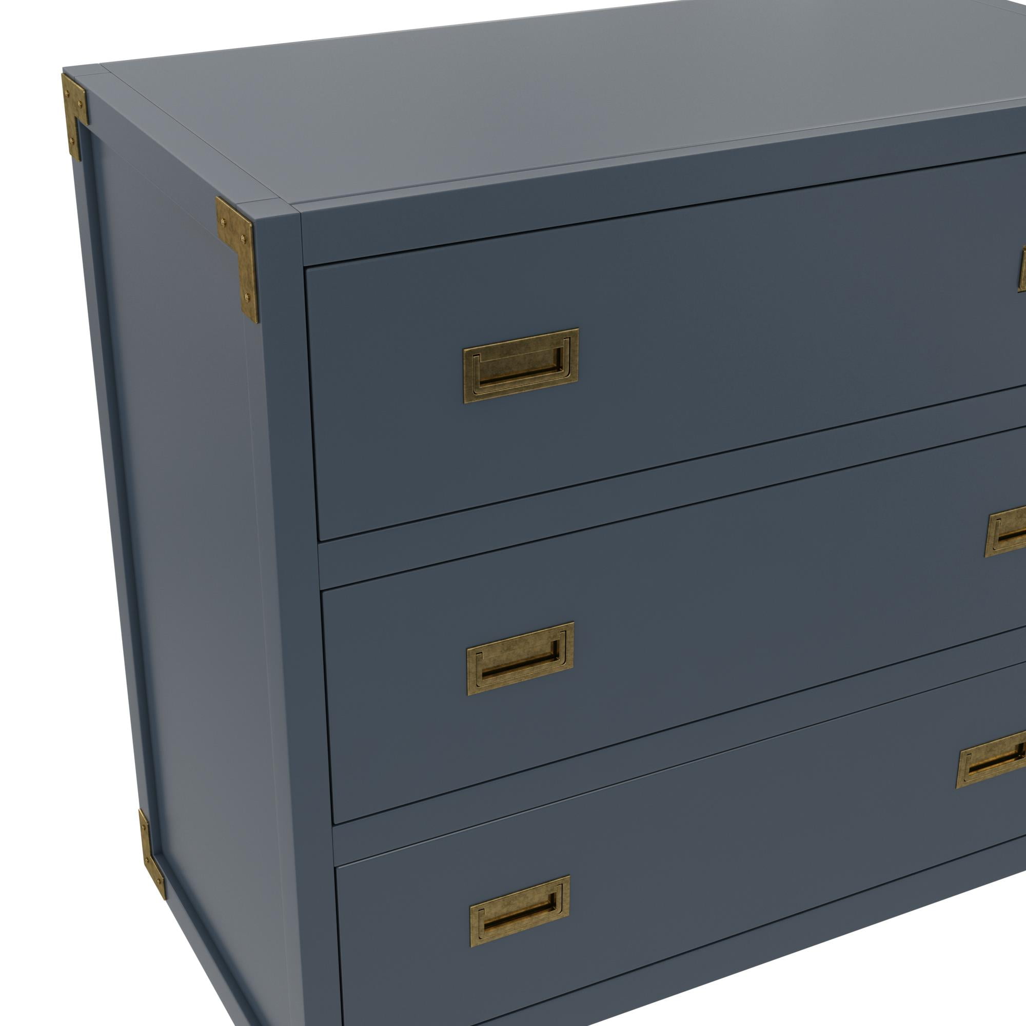 Baby Relax Miles 3-Drawer Dresser, Nursery Storage, Graphite Blue - Image 8