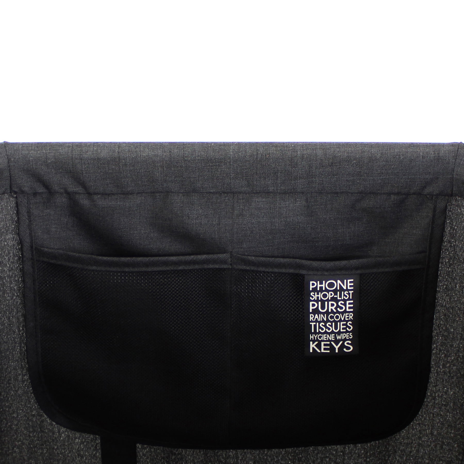 My Duque: Personal Shopping Cart - Foldable, Portable, Lightweight Cart with Rolling Front Swivel Wheels and Height Adjustable Slider, Foot Brake, Drink Holder - Image 2