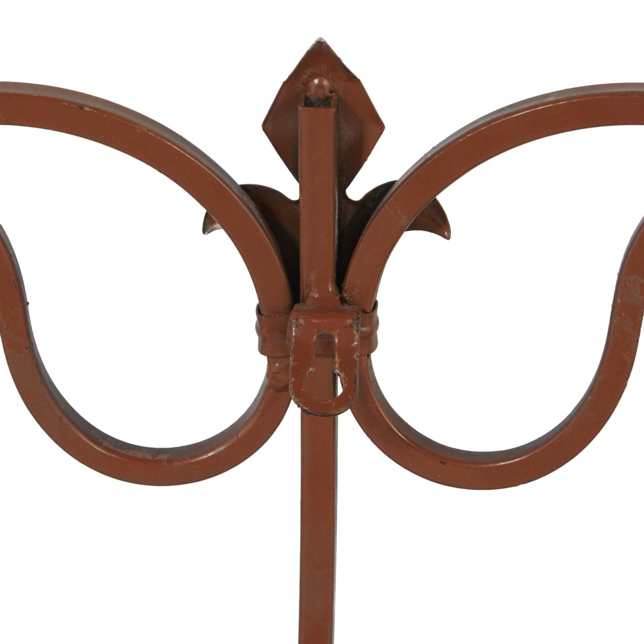 DecMode Brown Metal Scroll Wall Decor - Image 11