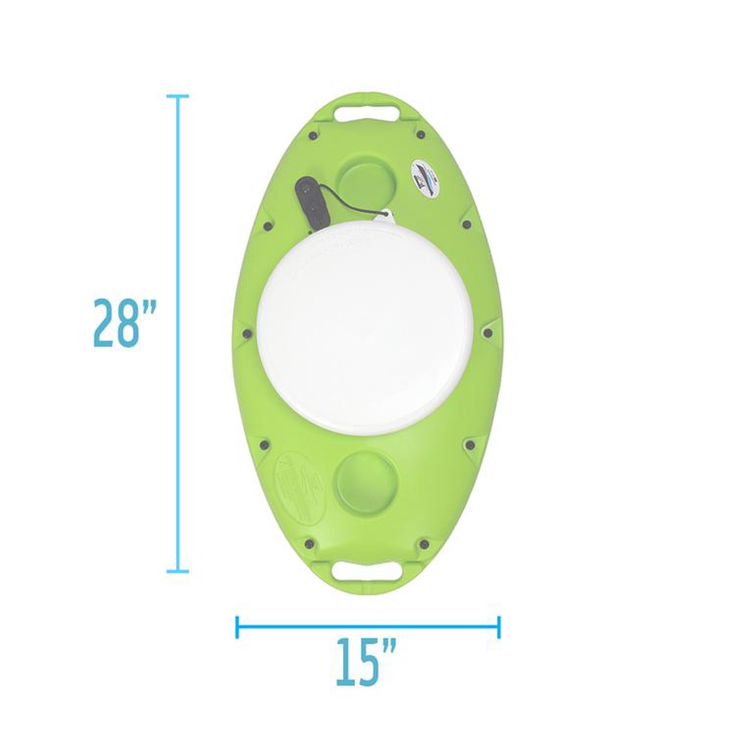 CreekKooler Pup 15 Quart Floating Beverage Water Portable Cooler, Green - Image 2