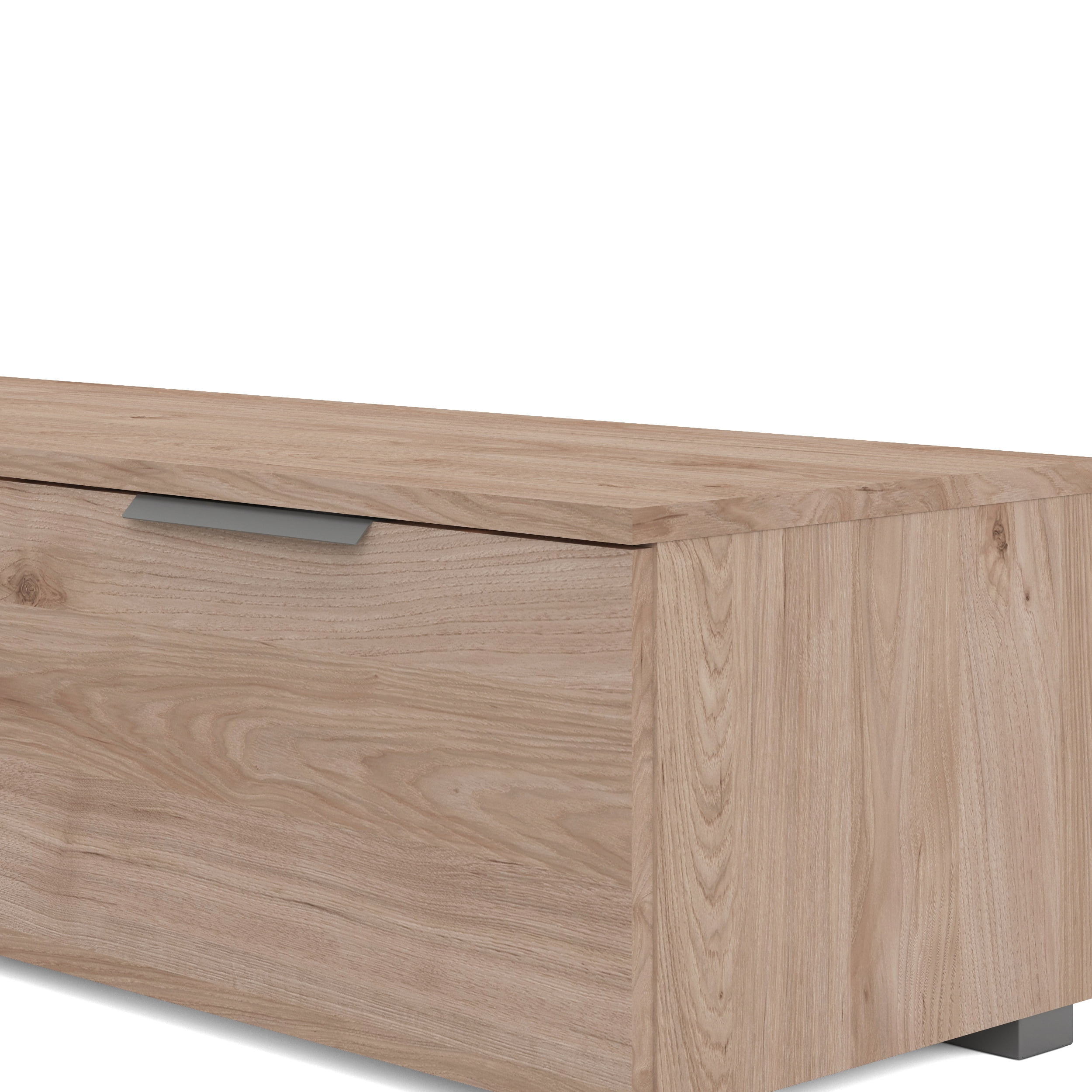 Tvilum Match 2 Drawer TV Stand with 2 Shelves, Jackson Hickory - Image 6