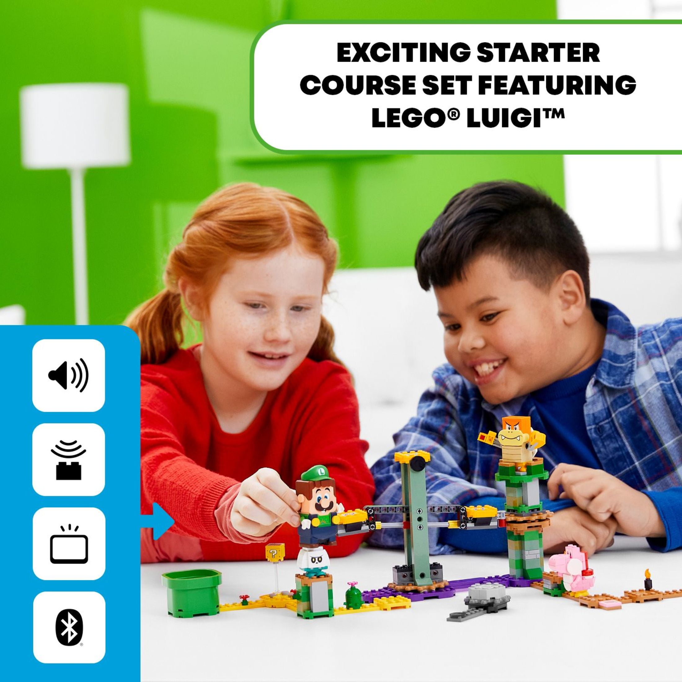 LEGO Super Mario Adventures with Luigi Starter Course 71387 Building Toy Playset (280 Pieces) - Image 2
