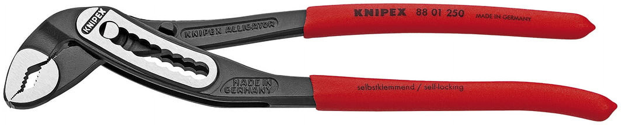 KNIPEX Tools 00 20 08 US1, Long Nose, Diagonal Cutter, and Alligator Pliers Tool Set, 3-Piece - Image 3