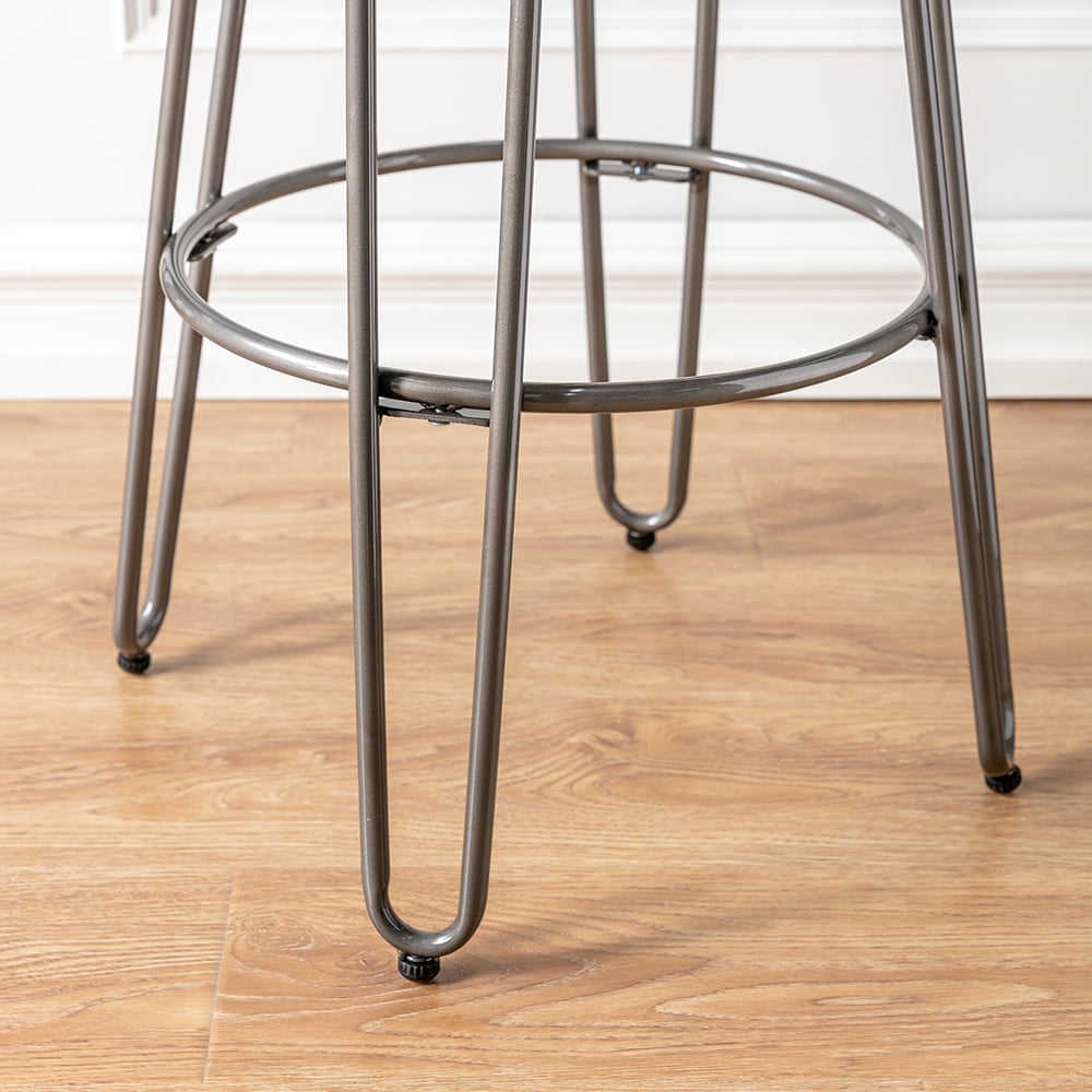 ACEssentials Quinn Barstool in Natural Metal Finish - Image 5