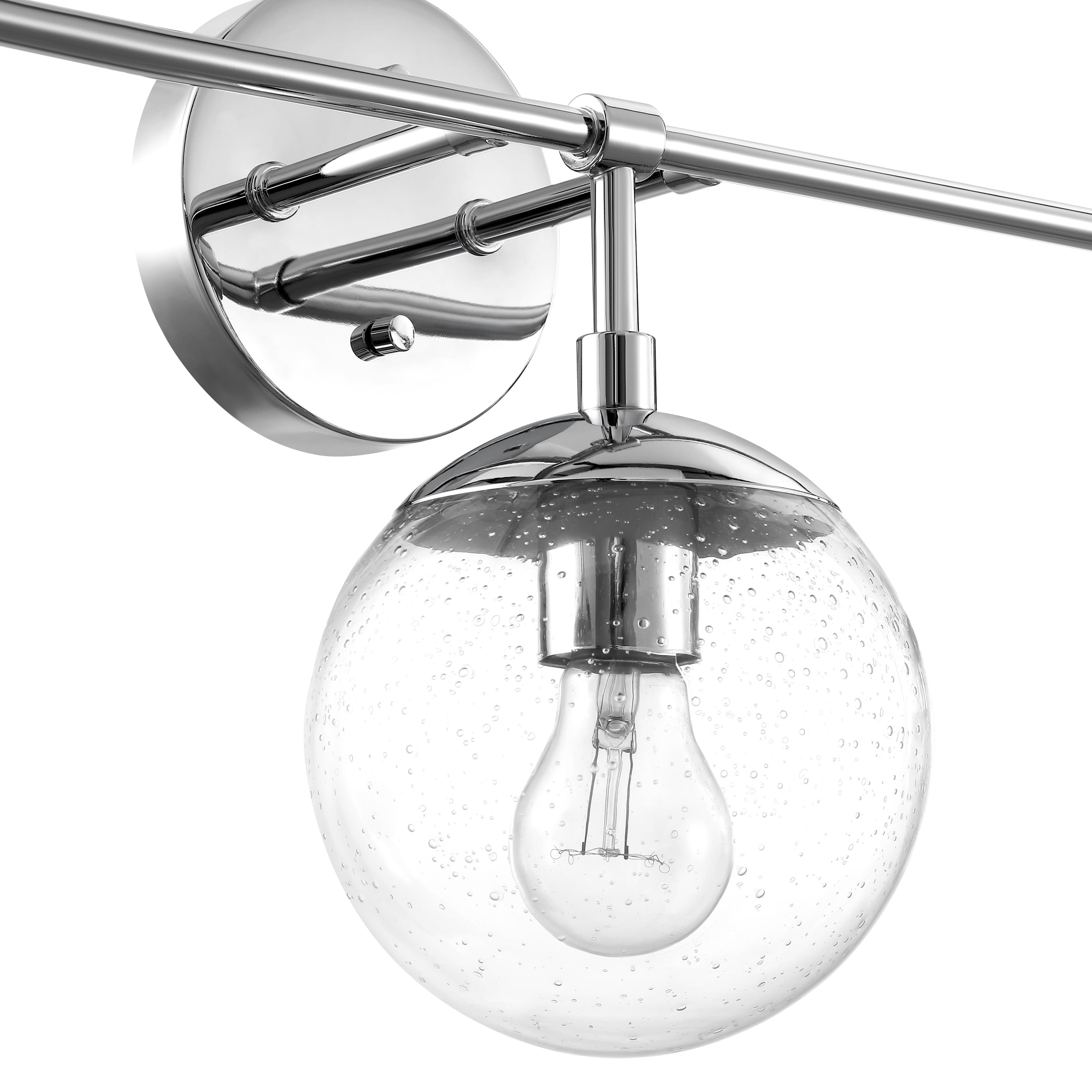 Design House Gracelyn Modern 3-Light Vanity Globe Light Fixtures, Polished Chrome - Image 15