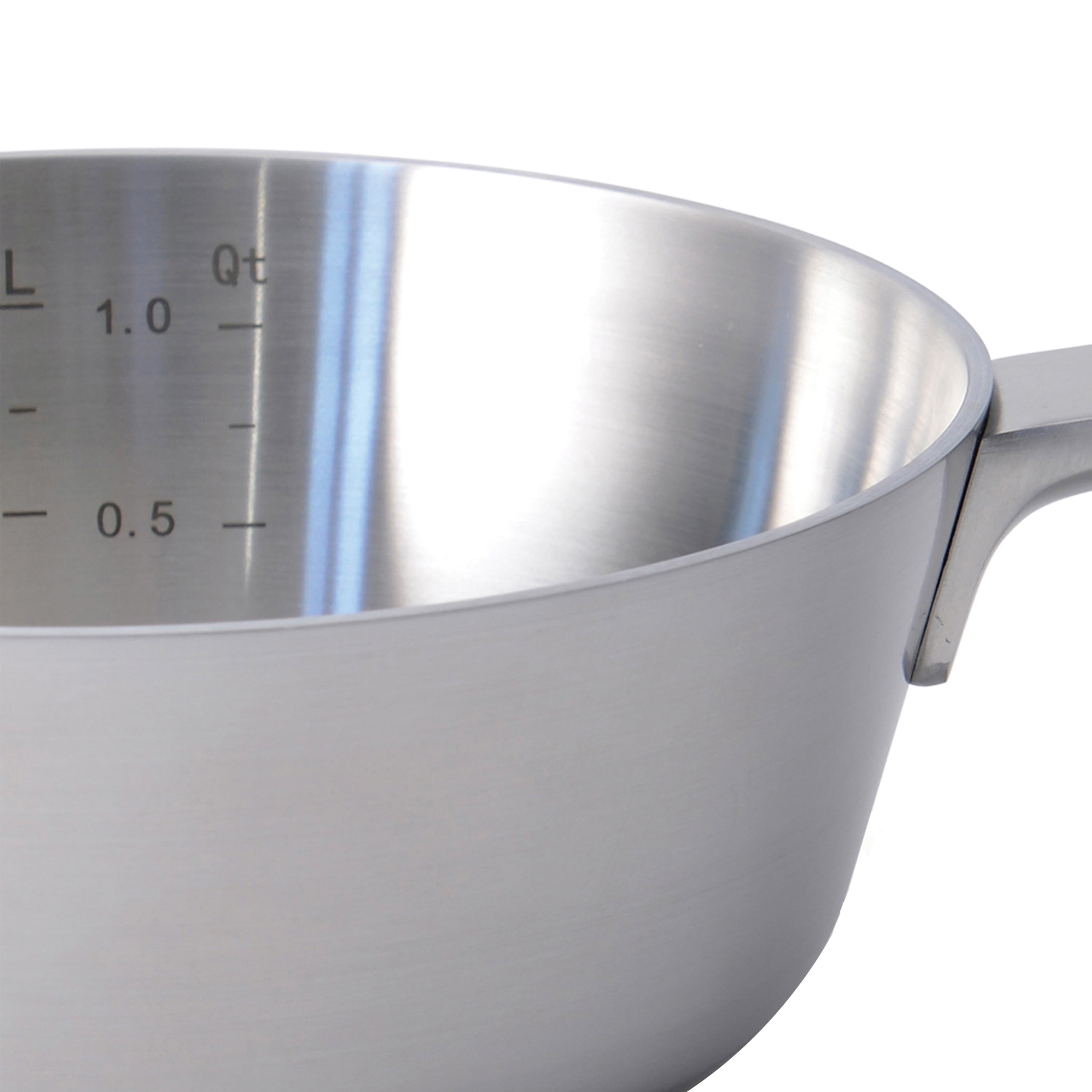BergHOFF Ron 7" 18/10 Stainless Steel 5-Ply Conical Sauce Pan - Image 5