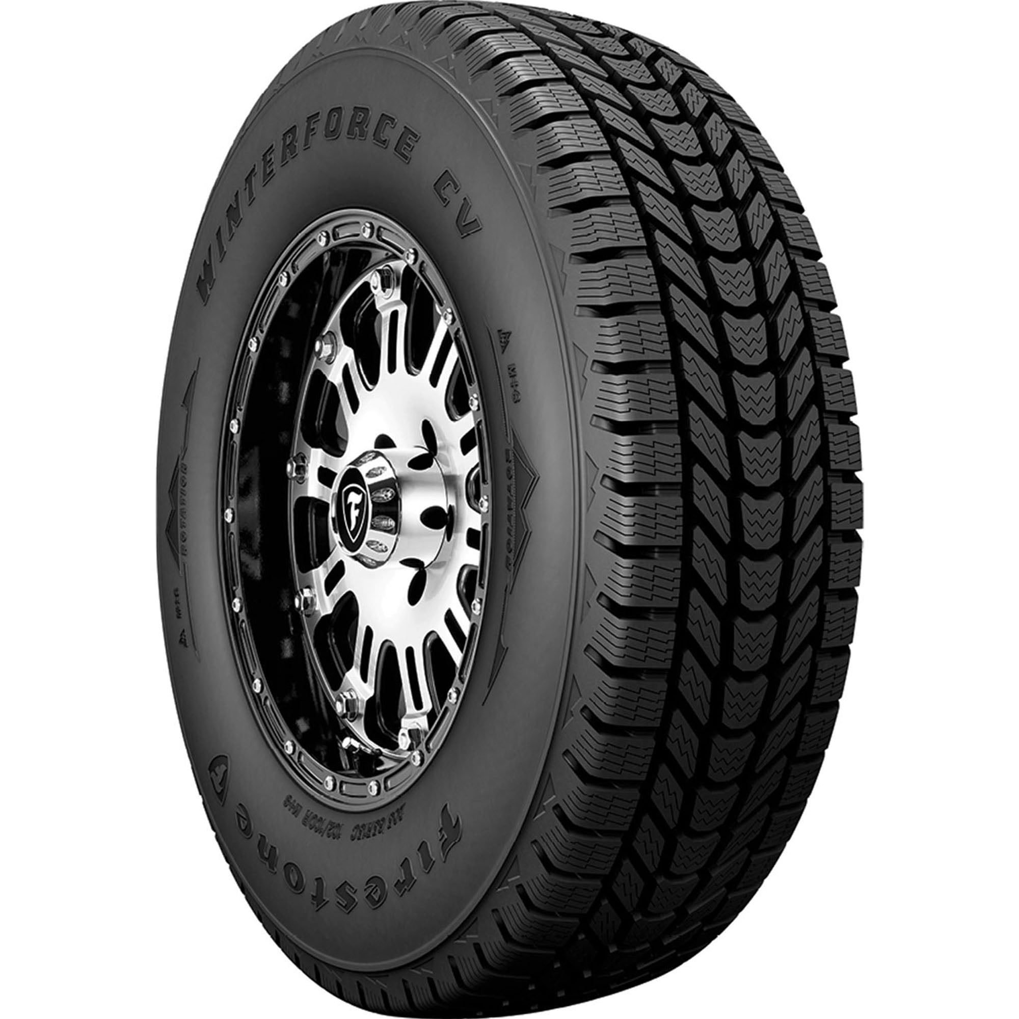 Firestone Winterforce CV Winter 225/75R16C 121/120R E Light Truck Tire - Image 3