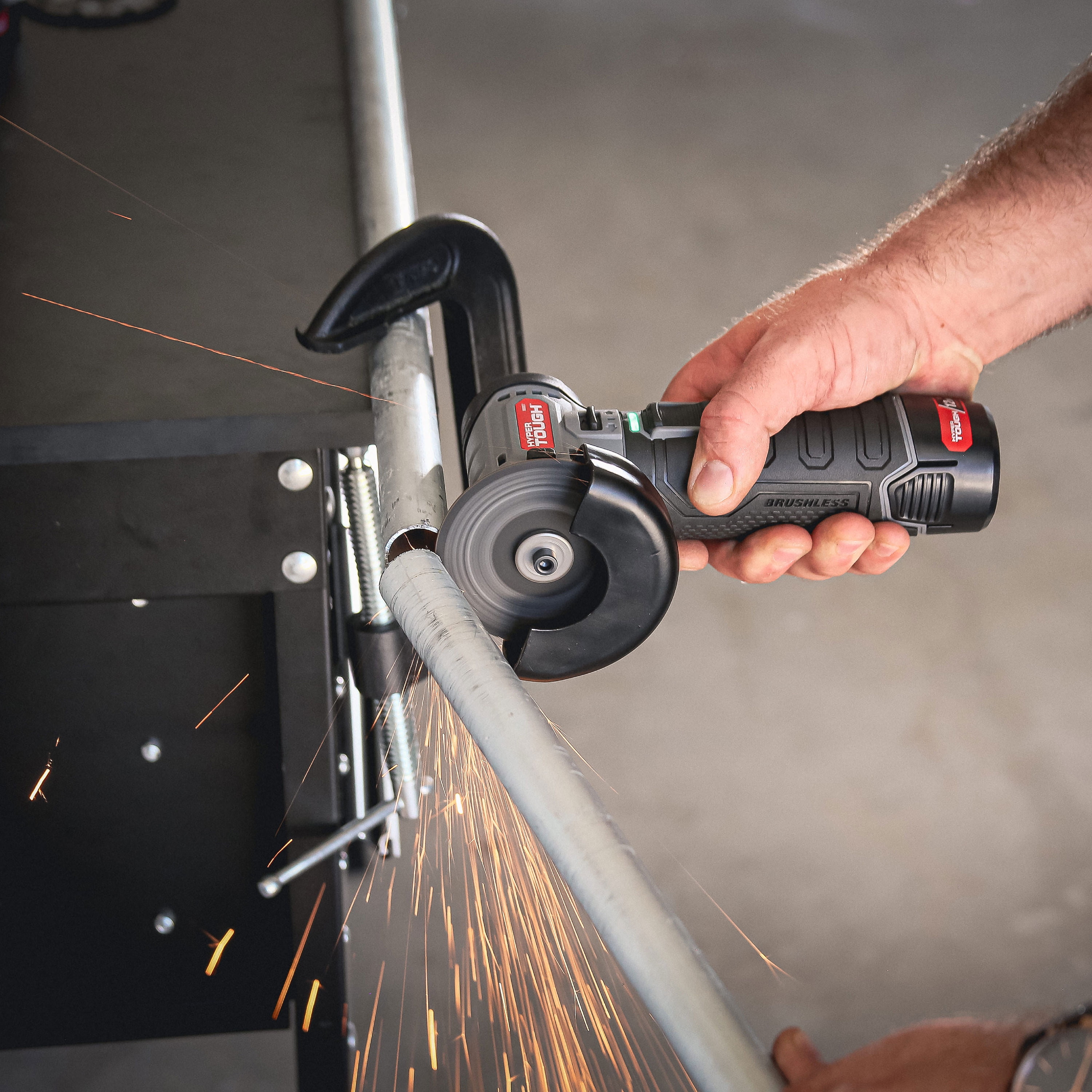 Hyper Tough 12-Volt Cordless Rechargeable Cut off Grinder - Image 12
