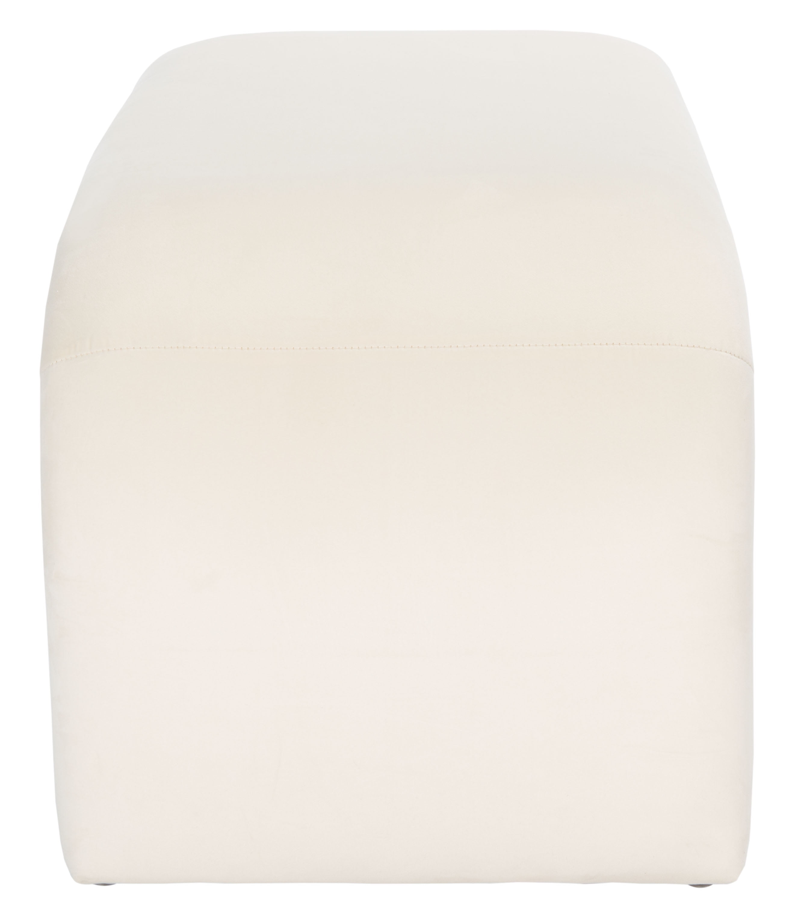 SAFAVIEH Tenko Modern Solid Glam Accent Bench, Cream - Image 8