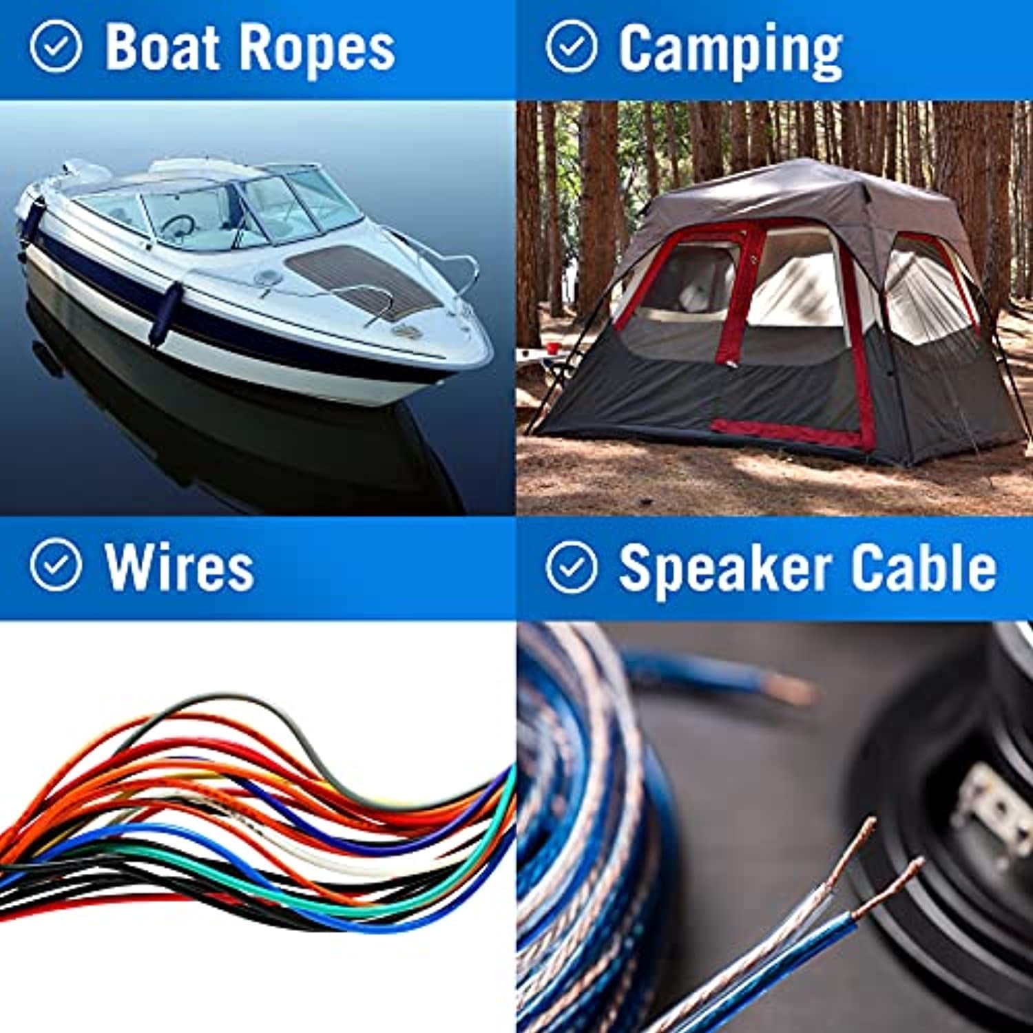 Hot Knife Rope Cutter for Heated Nylon Strap Cutting Marine Grade Lines Heat and Sealing Tool - Image 7