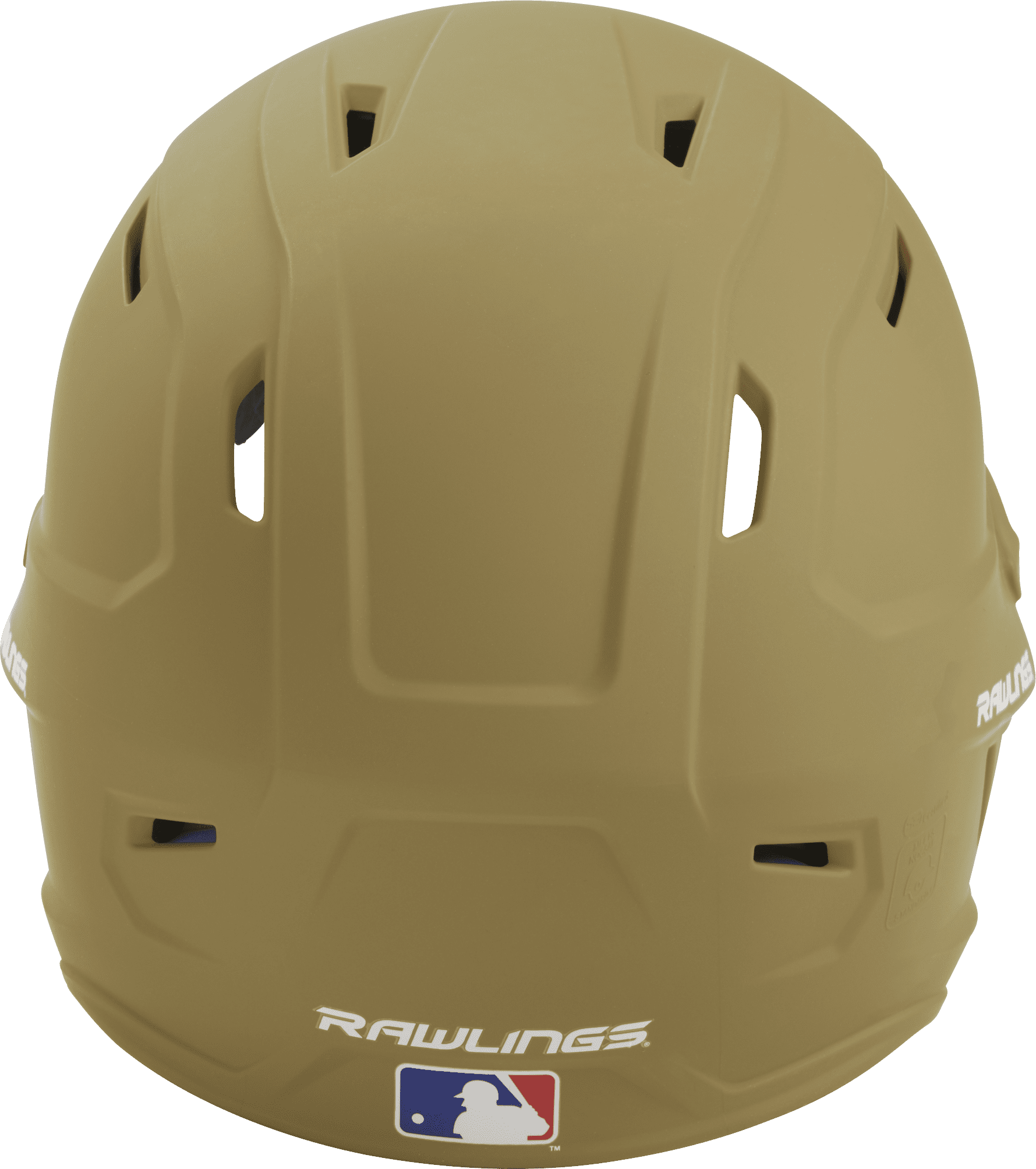 Rawlings Mach 1-Tone Helmet - Senior - Matte | Matte Vegas Gold | SENIOR - Image 2