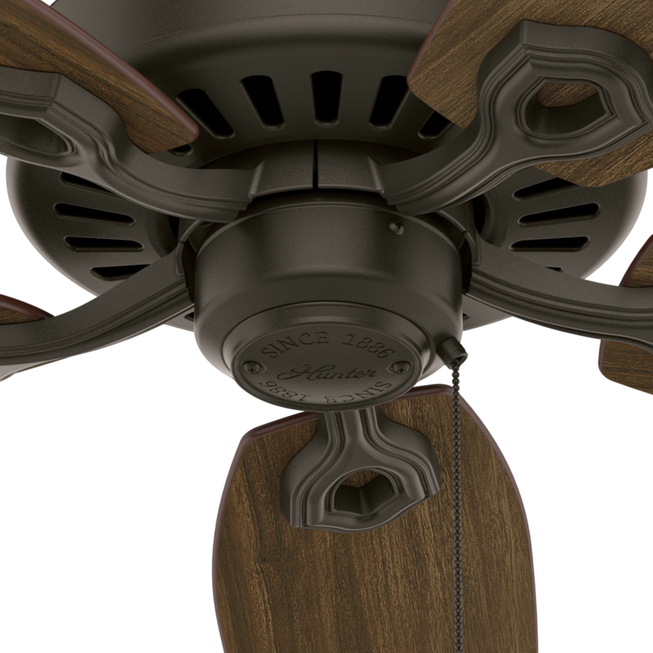 Hunter - Builder Indoor Ceiling Fan, 52-inch, New Bronze, Traditional-style, 3-speed WhisperWind Motor, 53242, for living rooms, bedrooms, home offices, kitchens - Image 7