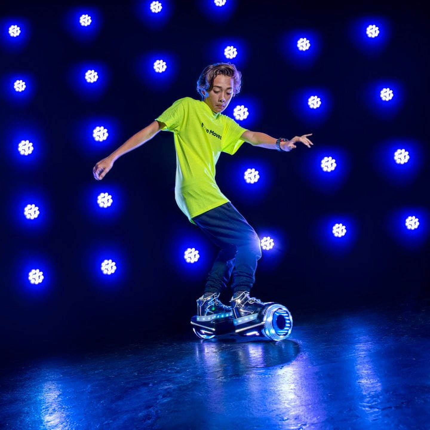 Jetson Rave Hoverboard, Purple, Bluetooth Speaker, Customizable LED Light-up Wheels, 12+ - Image 5