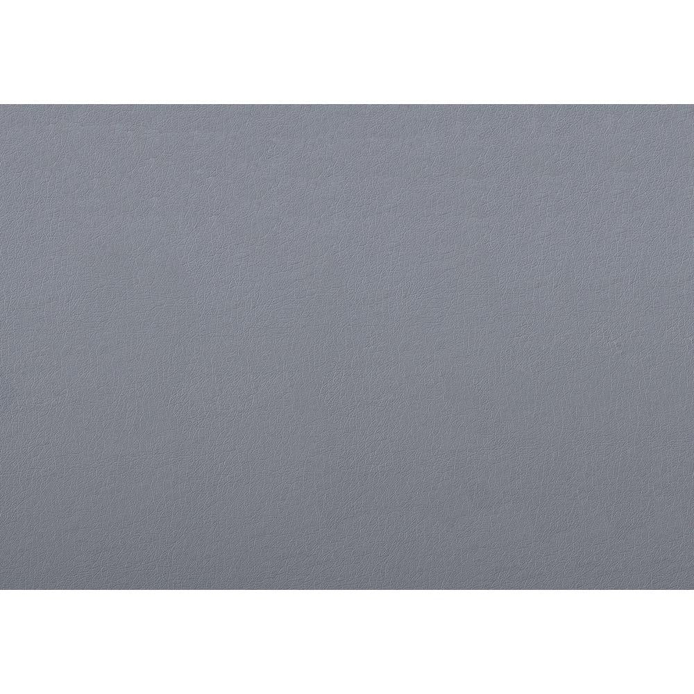 Dining Chair Set Of 2 Side Upholstered Kitchen Pu Faux Leather Look Grey Chrome - Image 4