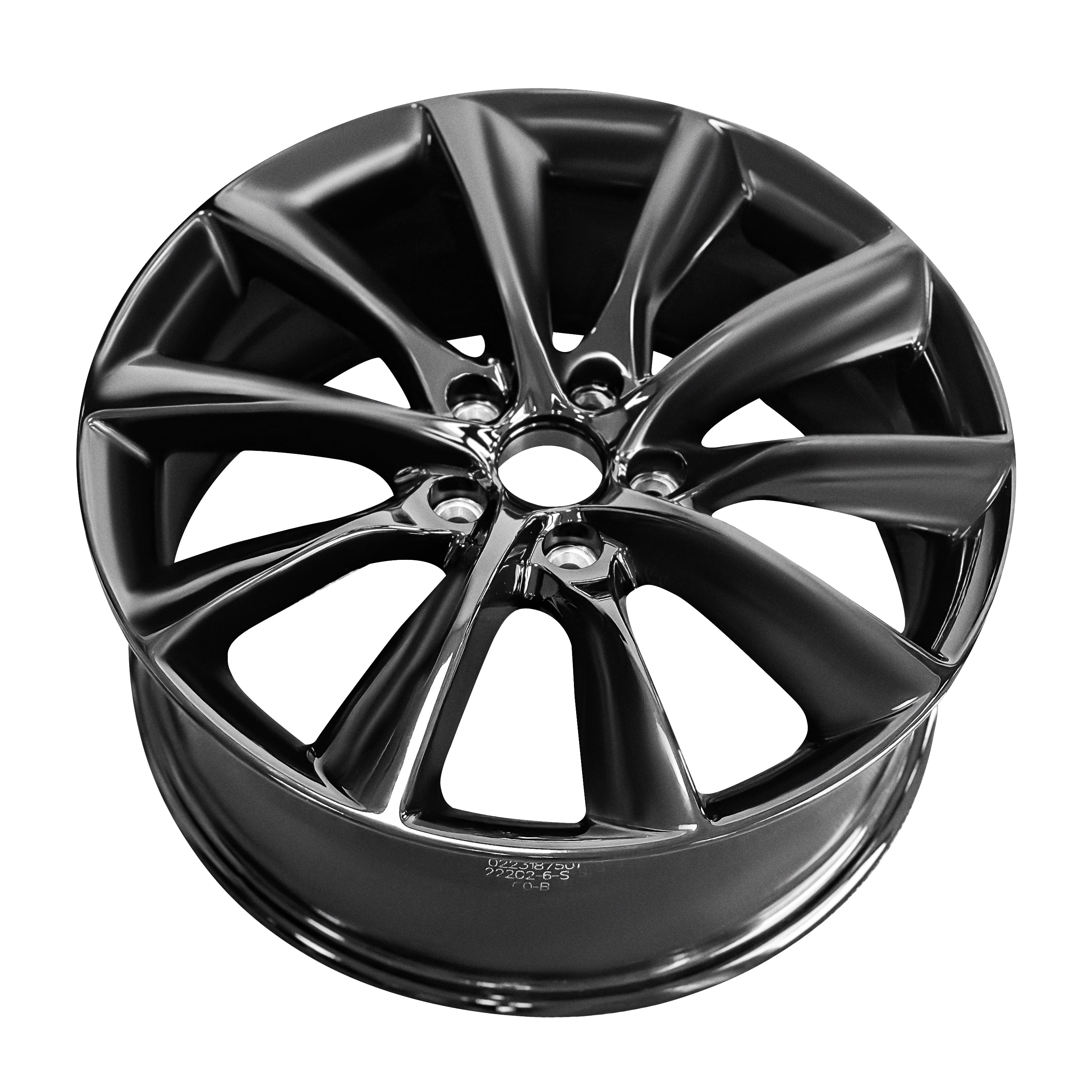 Lexus Toyota styled Rim 18 x 8 Black Machine Face 1pc - Image 7