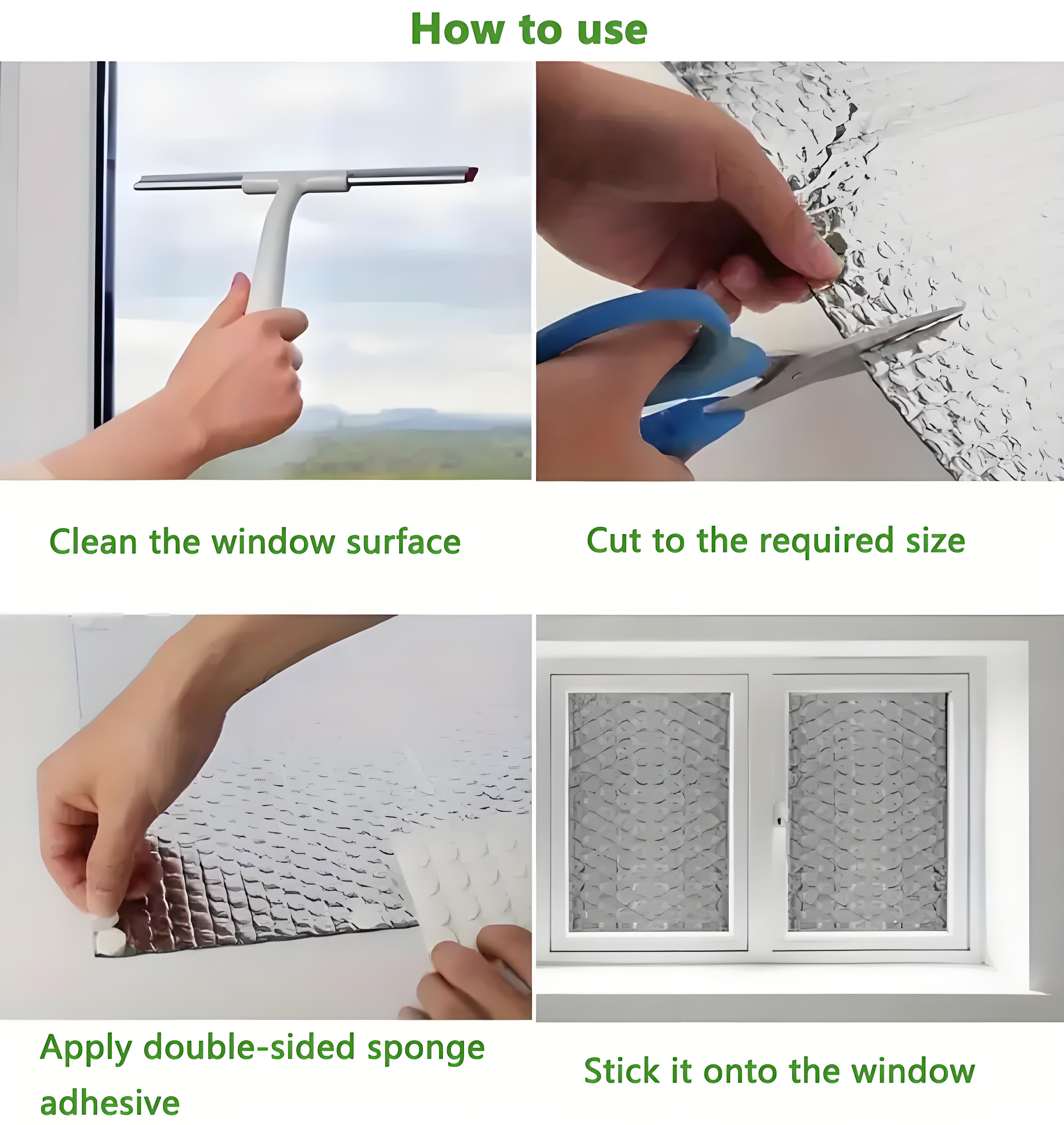 Petoto Bubble Reflective Insulation Roll, 24 in X 33 Ft Double Aluminum Foil, Window Insulation for Summer Heat, Thermal Insulation Radiant Barrier for Windows, RV, Roof, Garage Door - Image 13