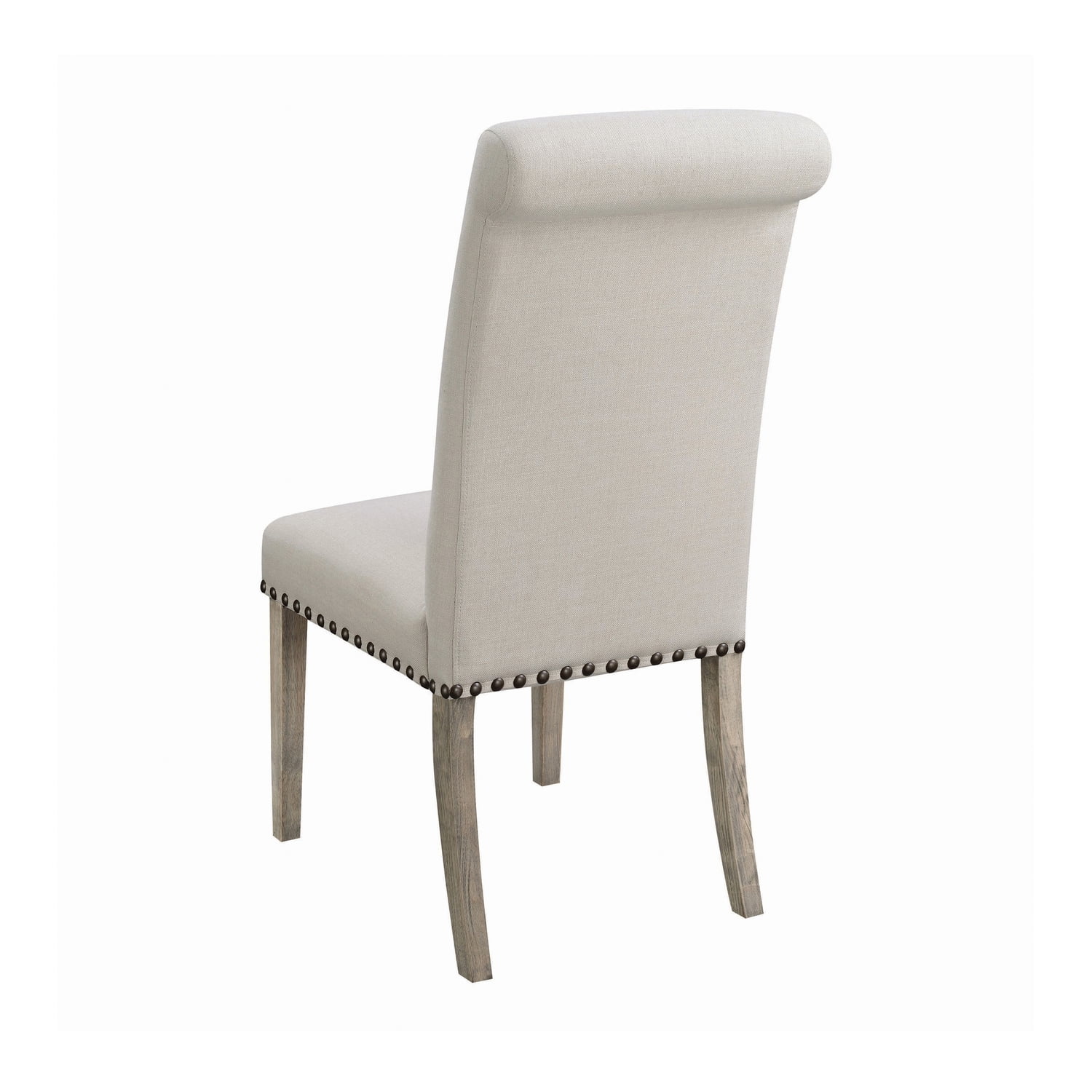 Salem Fabric Upholstered Dining Side Chair Beige (Set of 2) - Image 10
